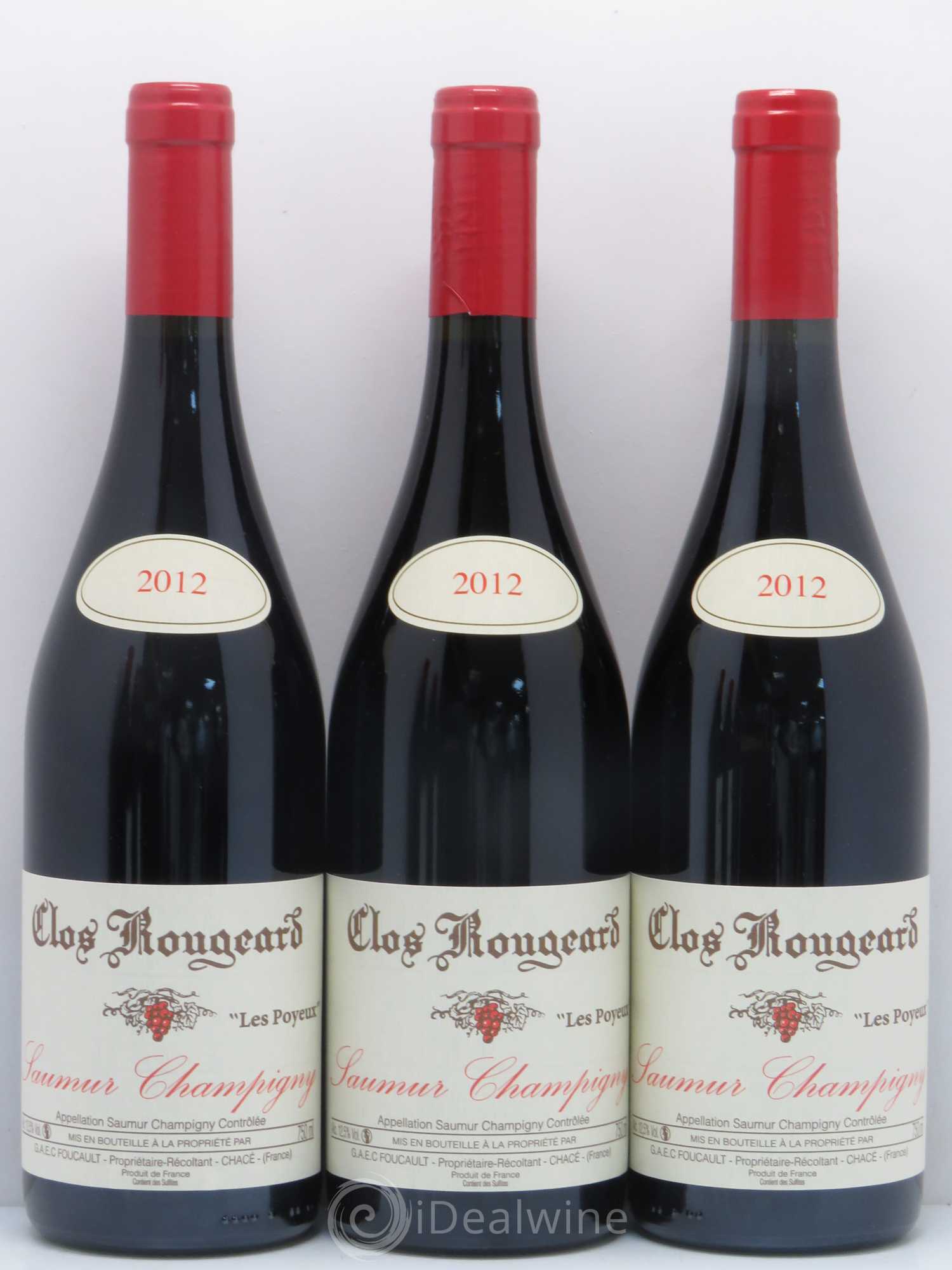 Saumur-Champigny Les Poyeux Clos Rougeard 2012 - Lot de 6 bouteilles - 1