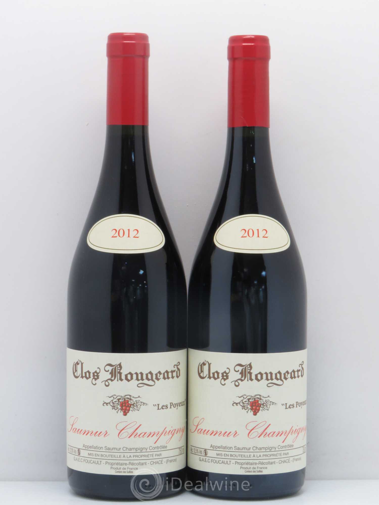 Saumur-Champigny Les Poyeux Clos Rougeard 2012 - Lot de 2 bouteilles - 0