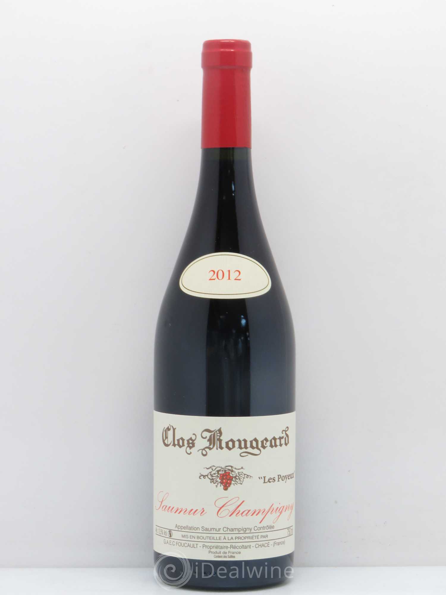 Saumur-Champigny Les Poyeux Clos Rougeard 2012 - Lot de 1 bouteille - 0