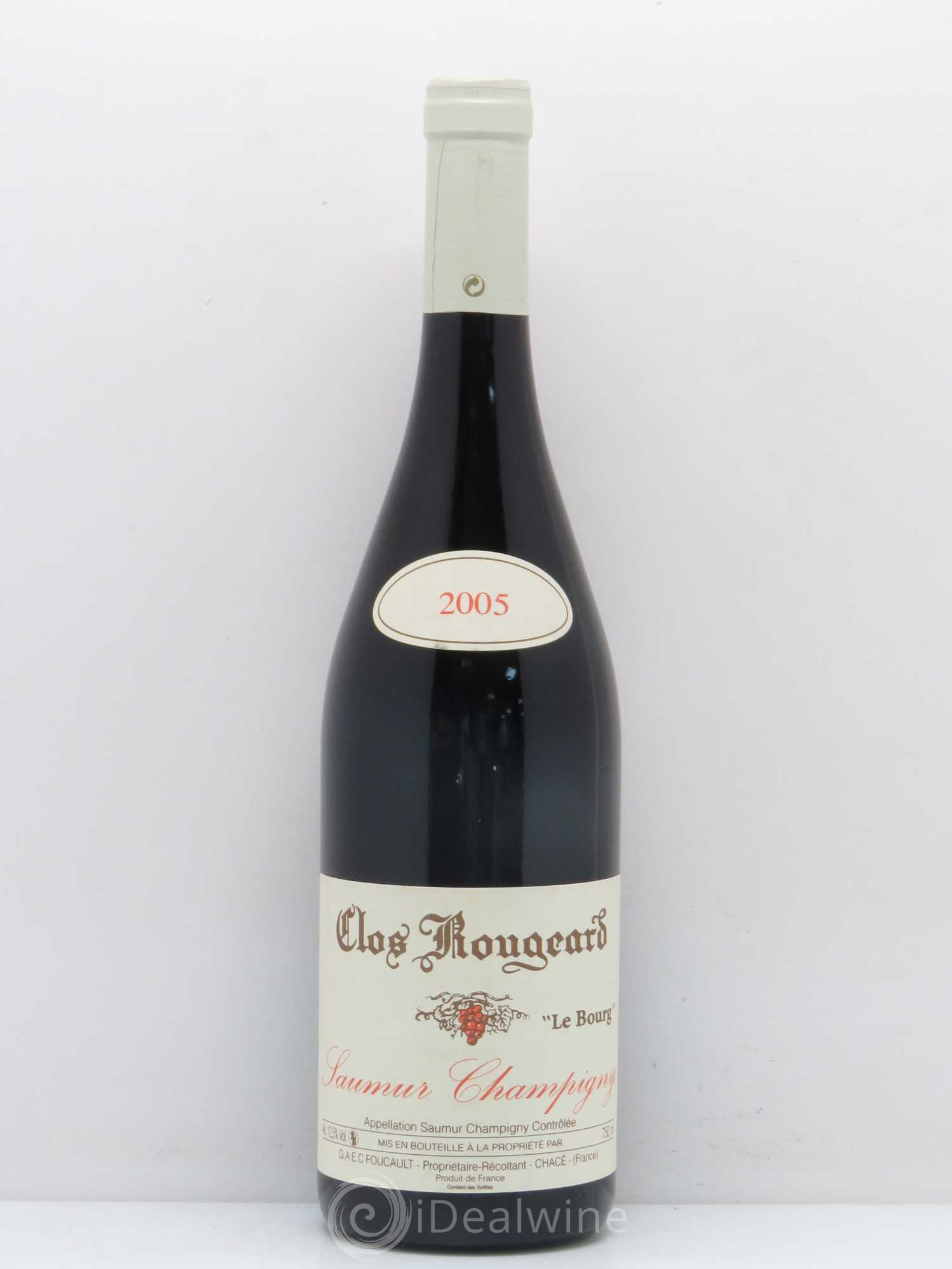 Saumur-Champigny Le Bourg Clos Rougeard 2005 - Lot de 1 bouteille - 0
