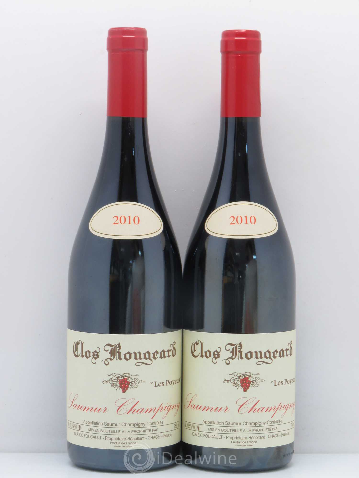 Saumur-Champigny Les Poyeux Clos Rougeard 2010 - Lot de 2 bouteilles - 0