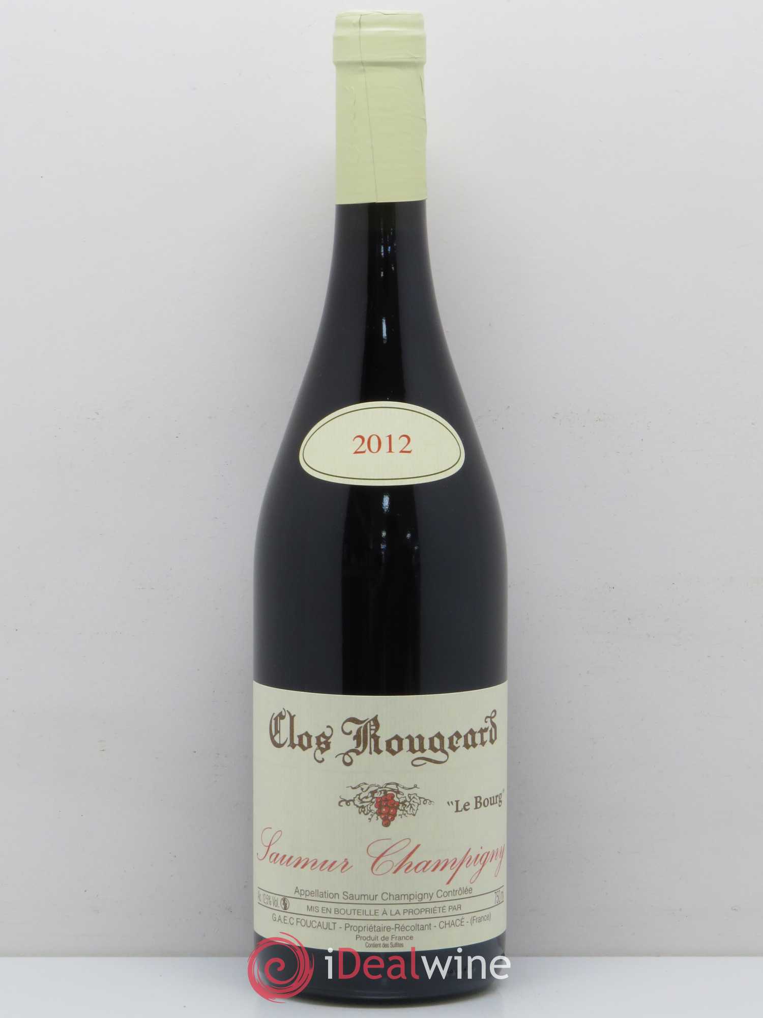 Saumur-Champigny Le Bourg Clos Rougeard 2012 - Lot de 1 bouteille - 0