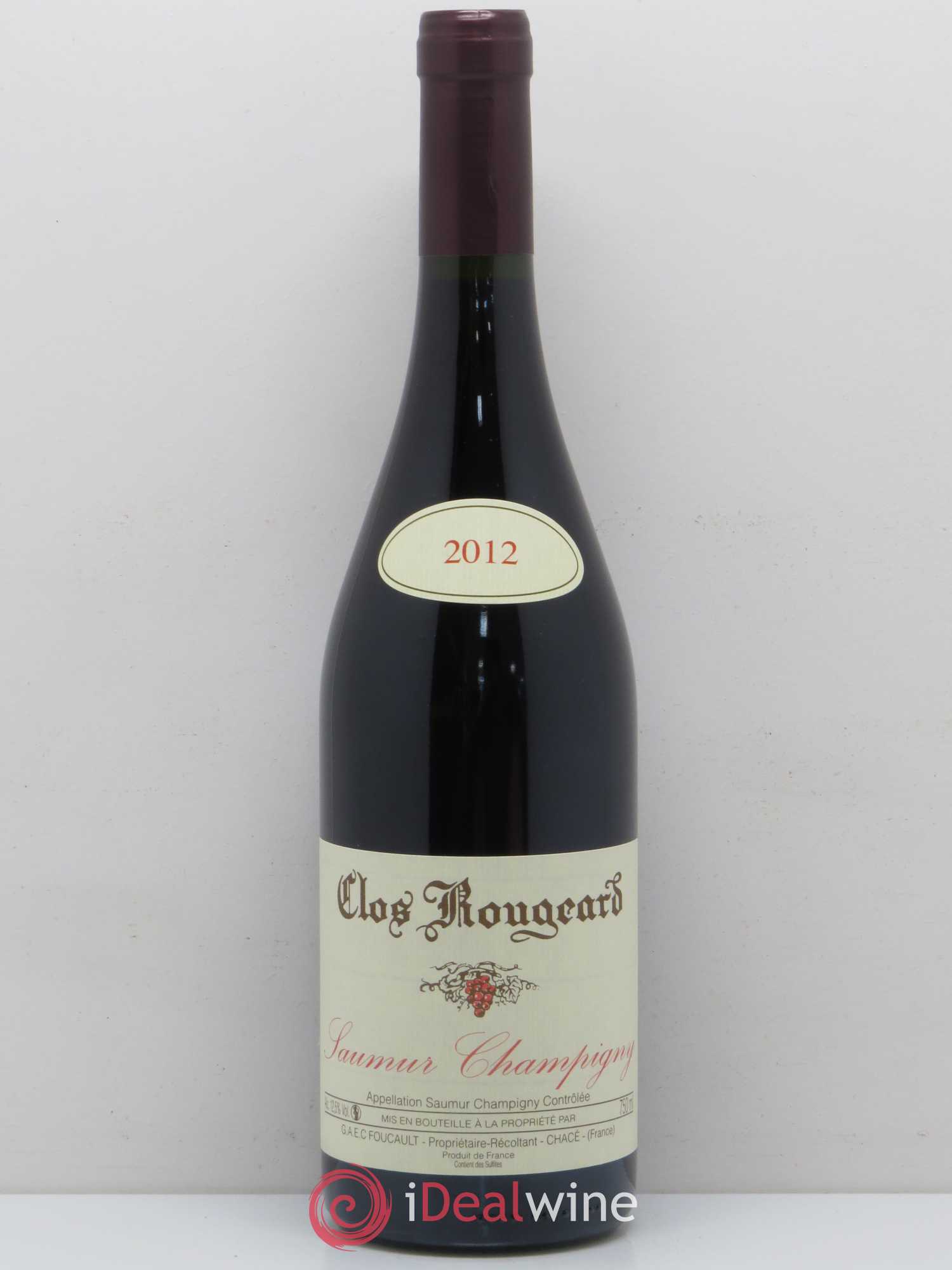 Saumur-Champigny Clos Rougeard 2012 - Lot de 1 bouteille - 0