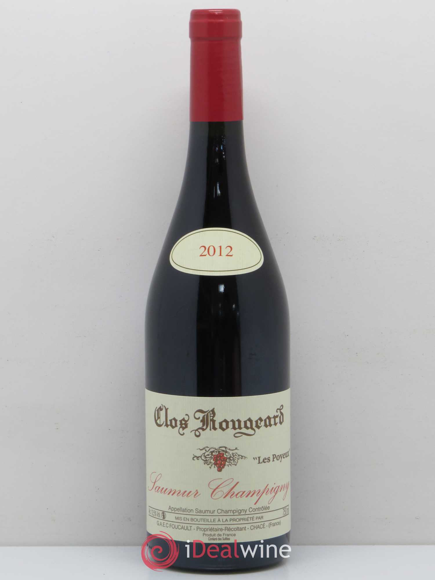 Saumur-Champigny Les Poyeux Clos Rougeard 2012 - Lot de 1 bouteille - 0