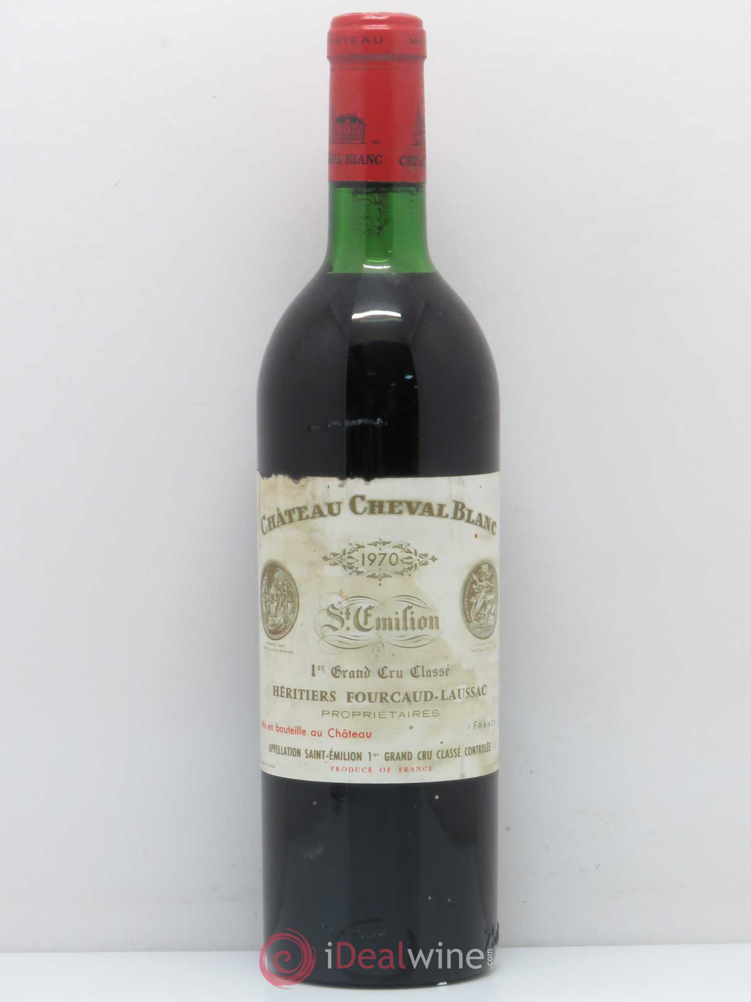 Château Cheval Blanc 1er Grand Cru Classé A 1970 - Lot de 1 bouteille - 0