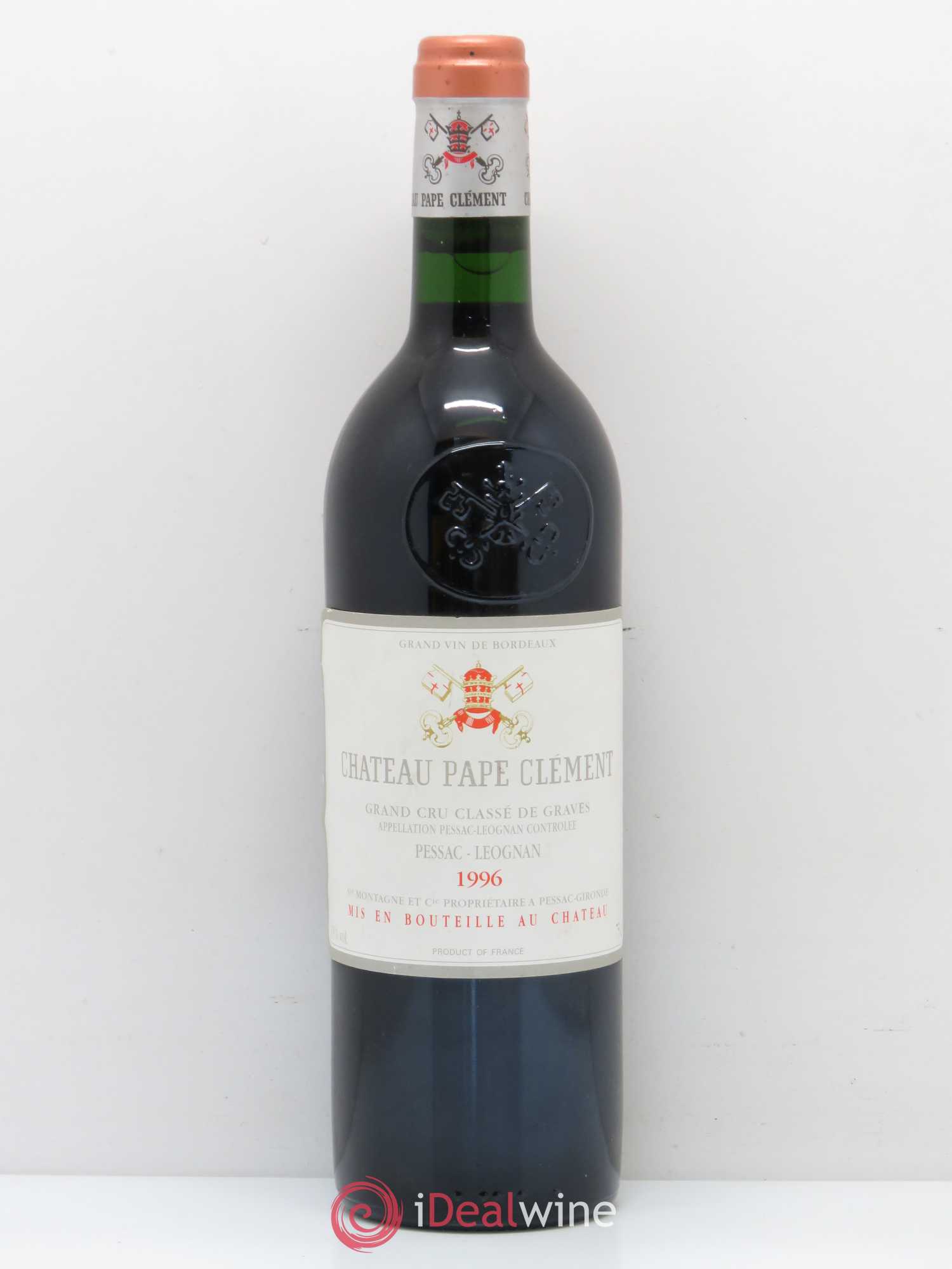 Château Pape Clément Cru Classé de Graves 1996 - Lot de 1 bouteille - 0