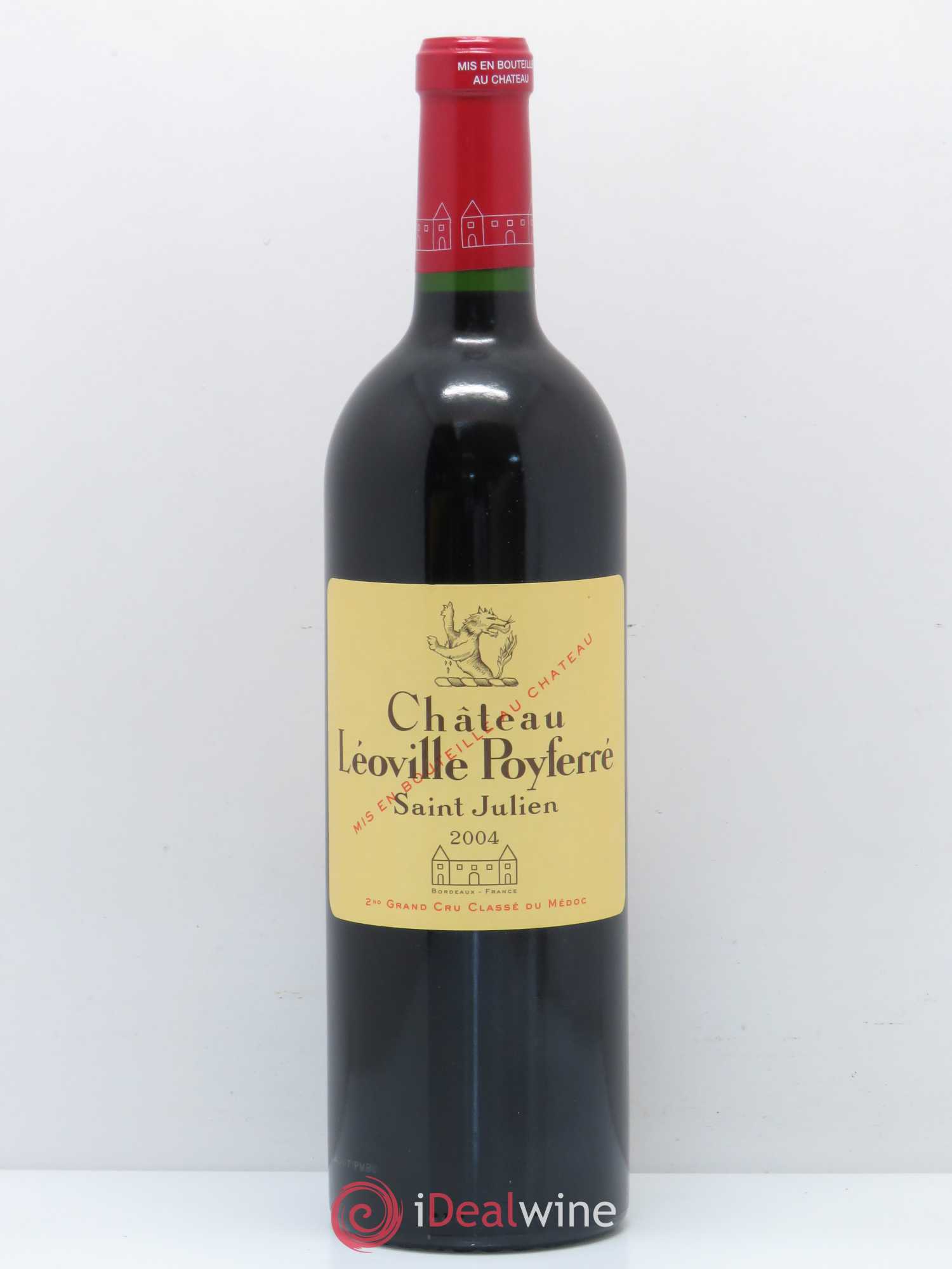 Château Léoville Poyferré 2ème Grand Cru Classé 2004 - Lot de 1 bouteille - 0