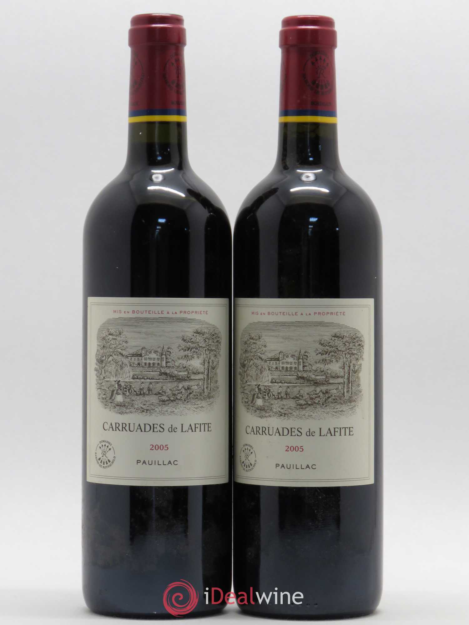 Carruades de Lafite Rothschild Second Vin 2005 - Lot de 2 bouteilles - 0