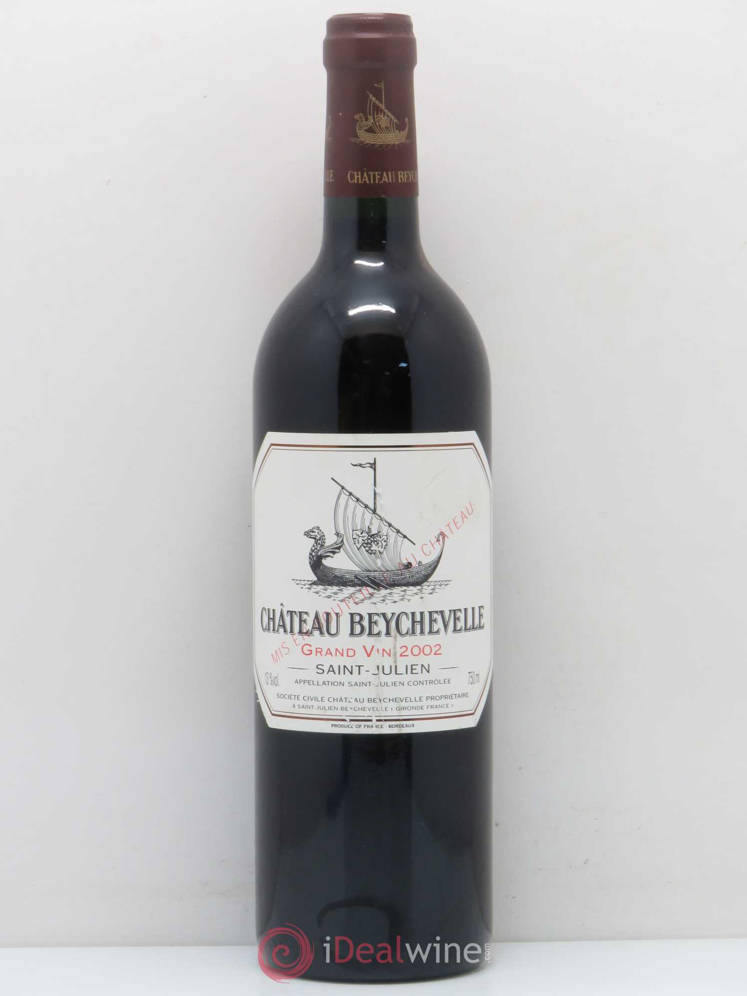 Château Beychevelle 4ème Grand Cru Classé 2002 - Lot de 1 bouteille - 0