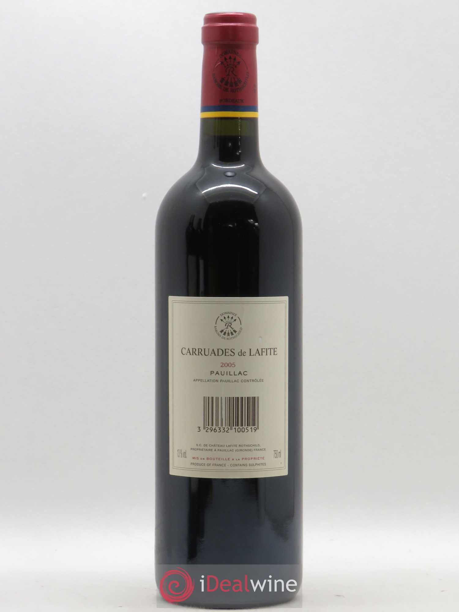Carruades de Lafite Rothschild Second Vin 2005 - Lot de 1 bouteille - 1