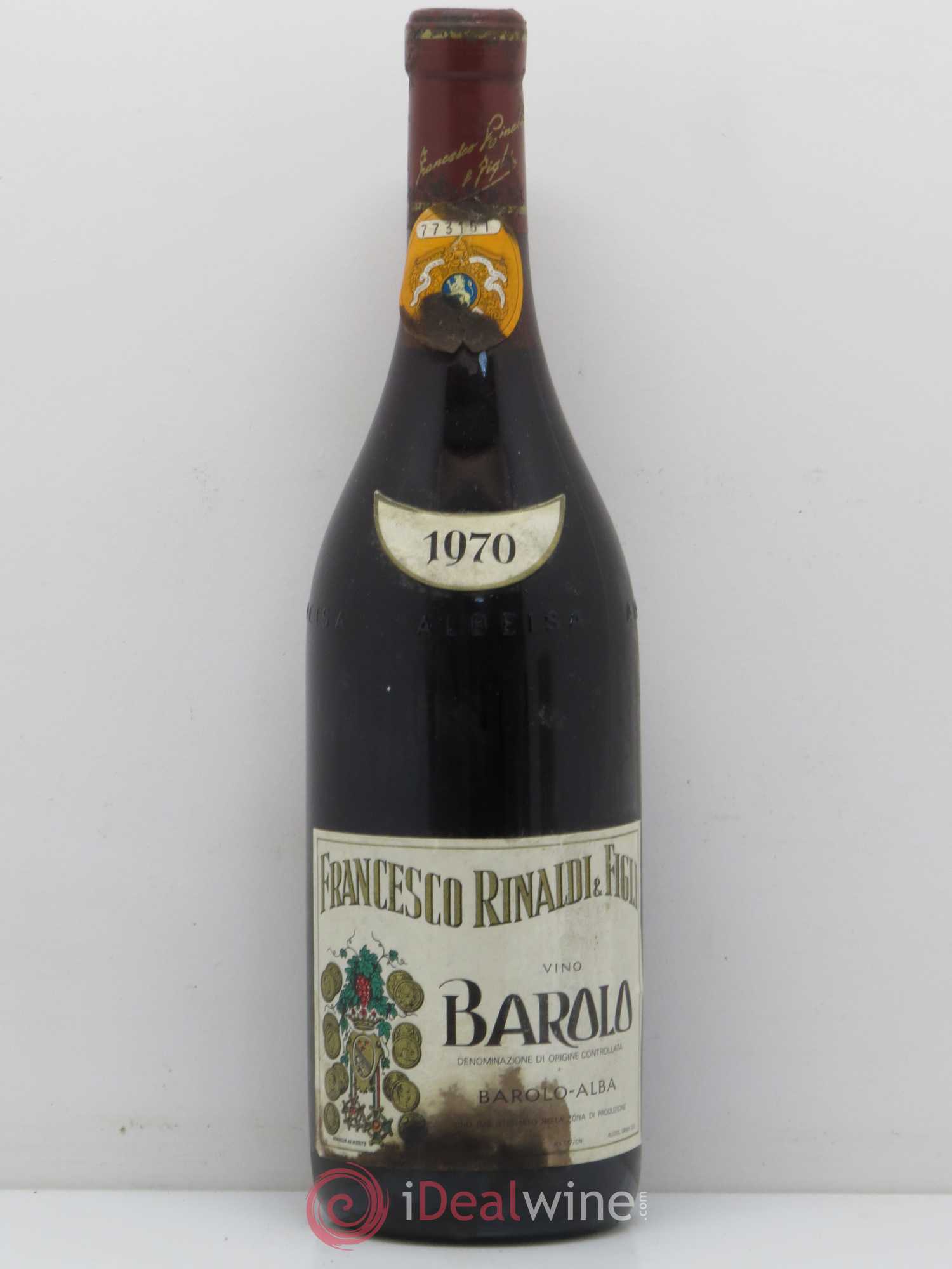 Barolo DOCG Cannubi Francesco Rinaldi 1970 - Lot de 1 bouteille - 0
