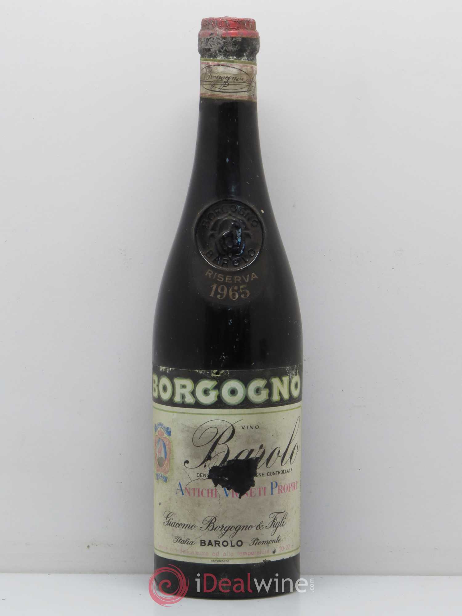 Barolo Riserva Borgogno Giacomo 1965 - Posten von 1 Flasche - 0
