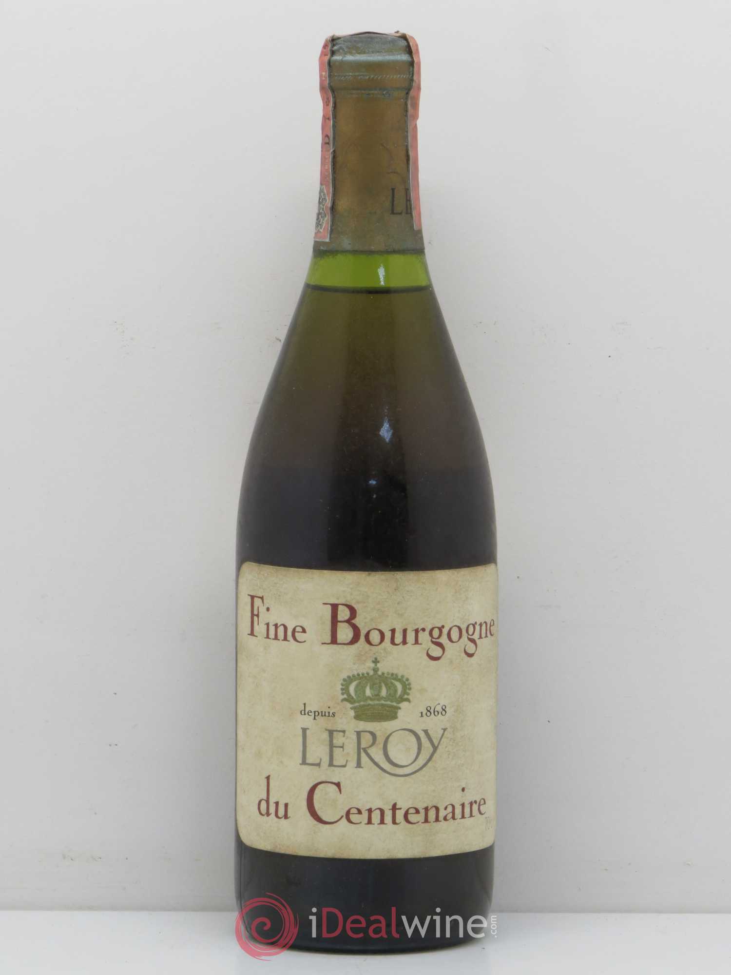 Alcools divers Fine de Bourgogne Leroy Le Centenaire - Posten von 1 Flasche - 0