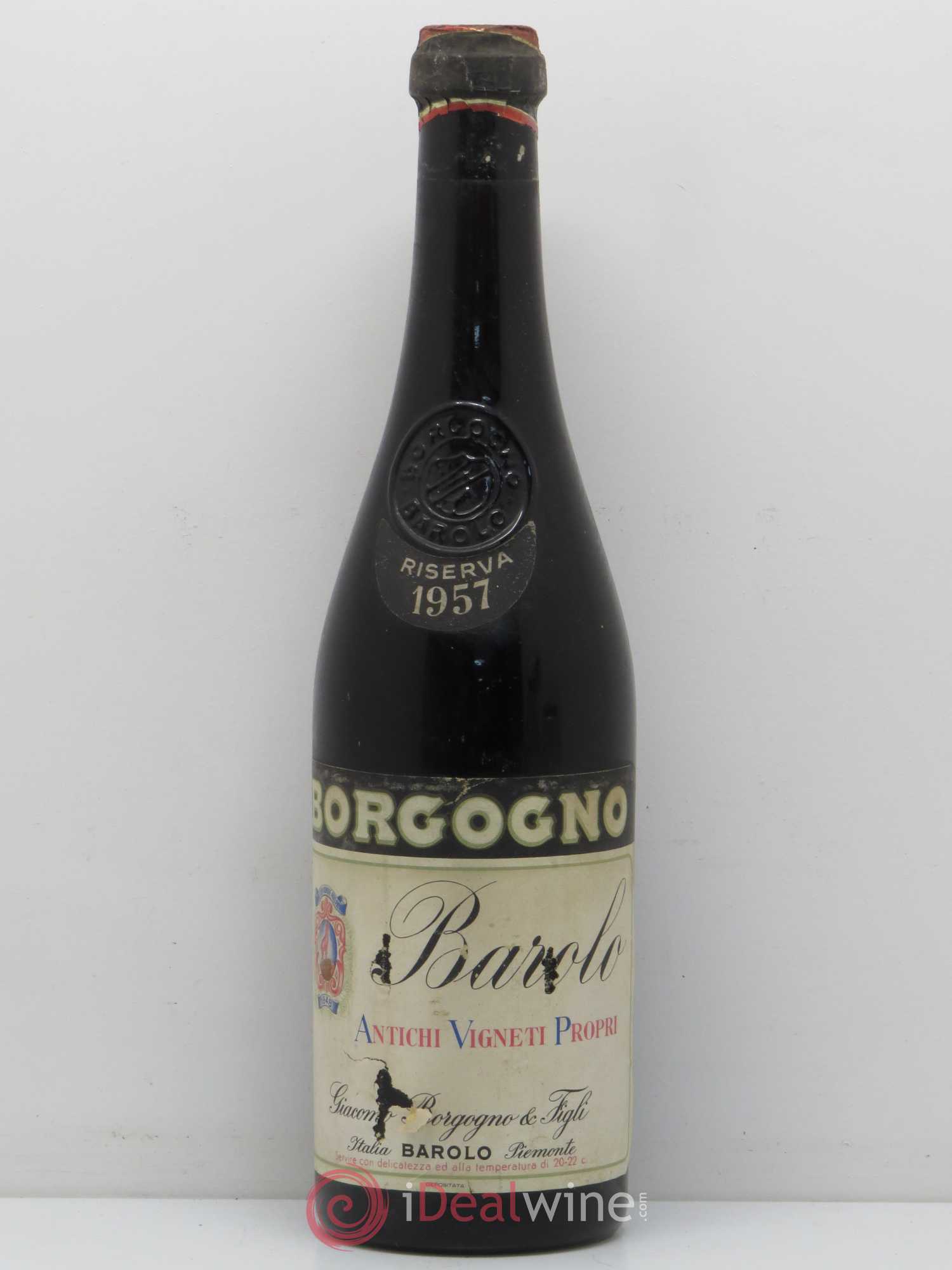 Barolo Riserva Borgogno Giacomo 1957 - Posten von 1 Flasche - 0
