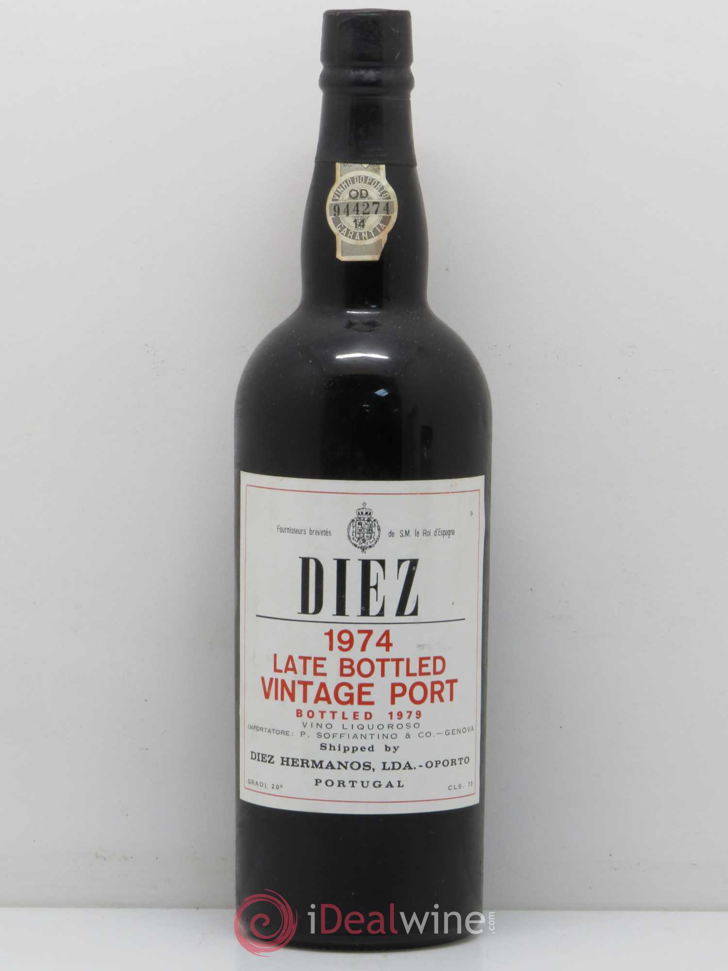 Porto LBV Diez 1974 - Lot de 1 bouteille - 0