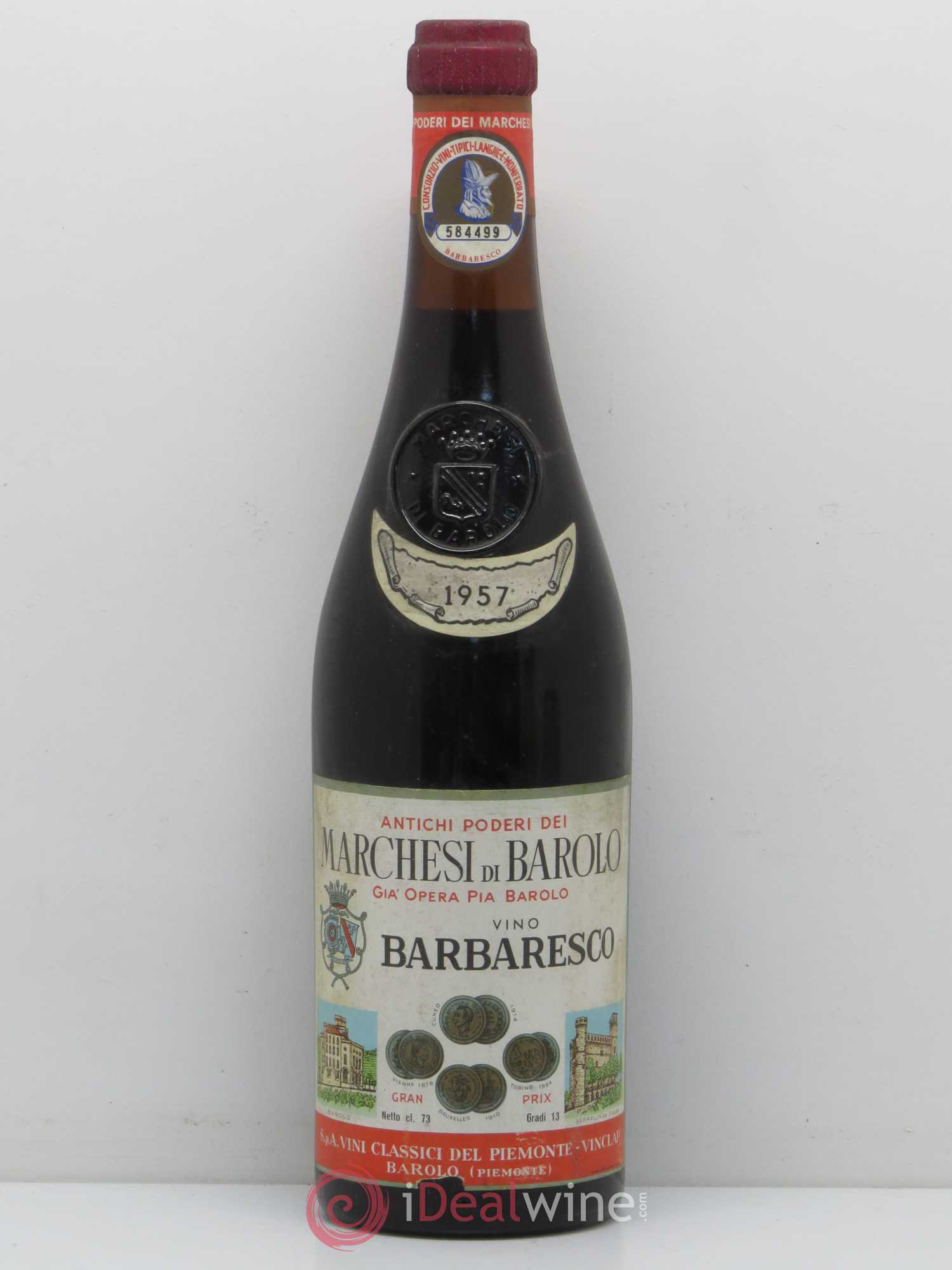Barbaresco DOCG Marchesi di Barolo 1957 - Lot de 1 bouteille - 0