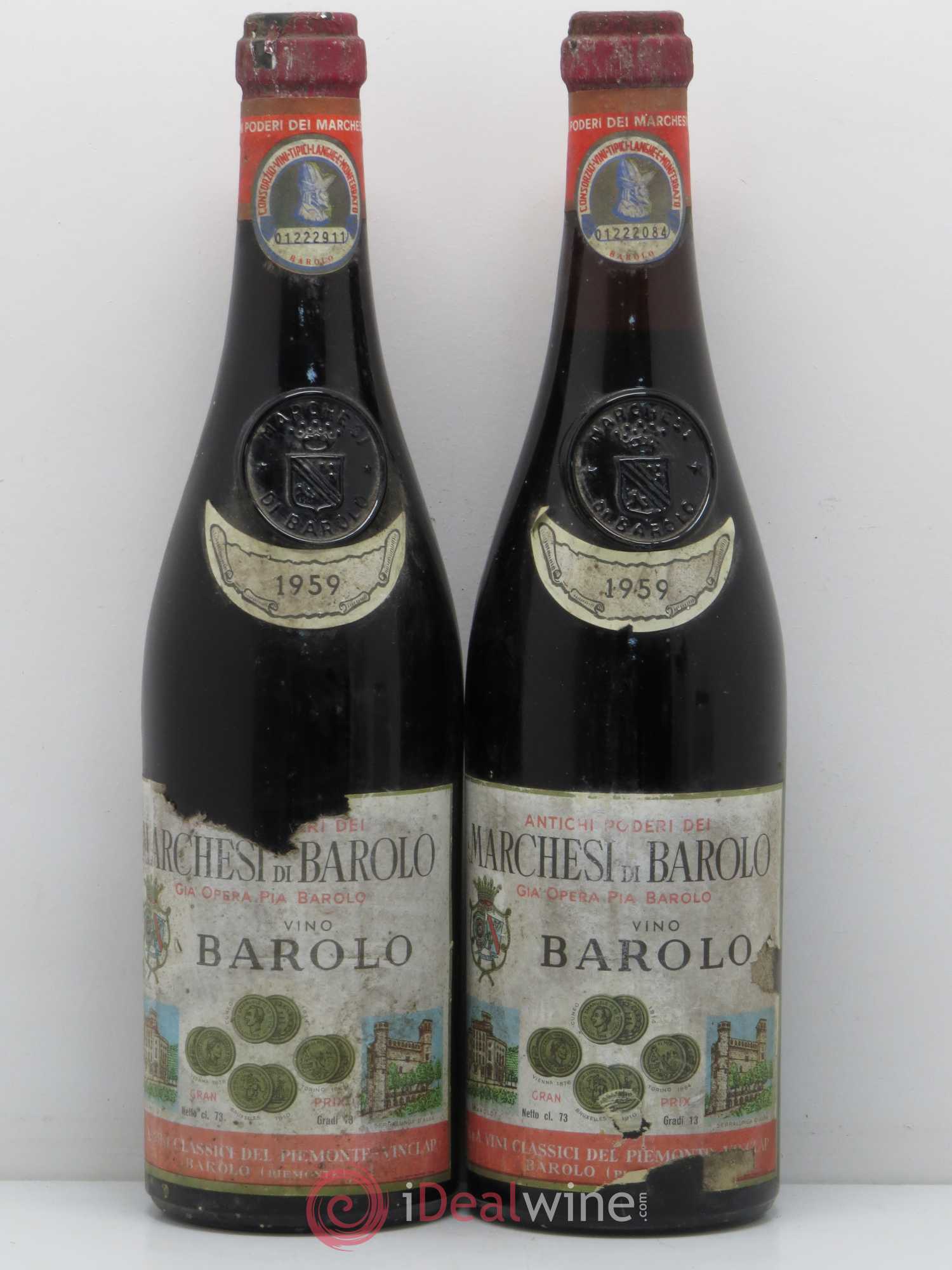 Barolo 1959 - Posten von 2 Flaschen - 0
