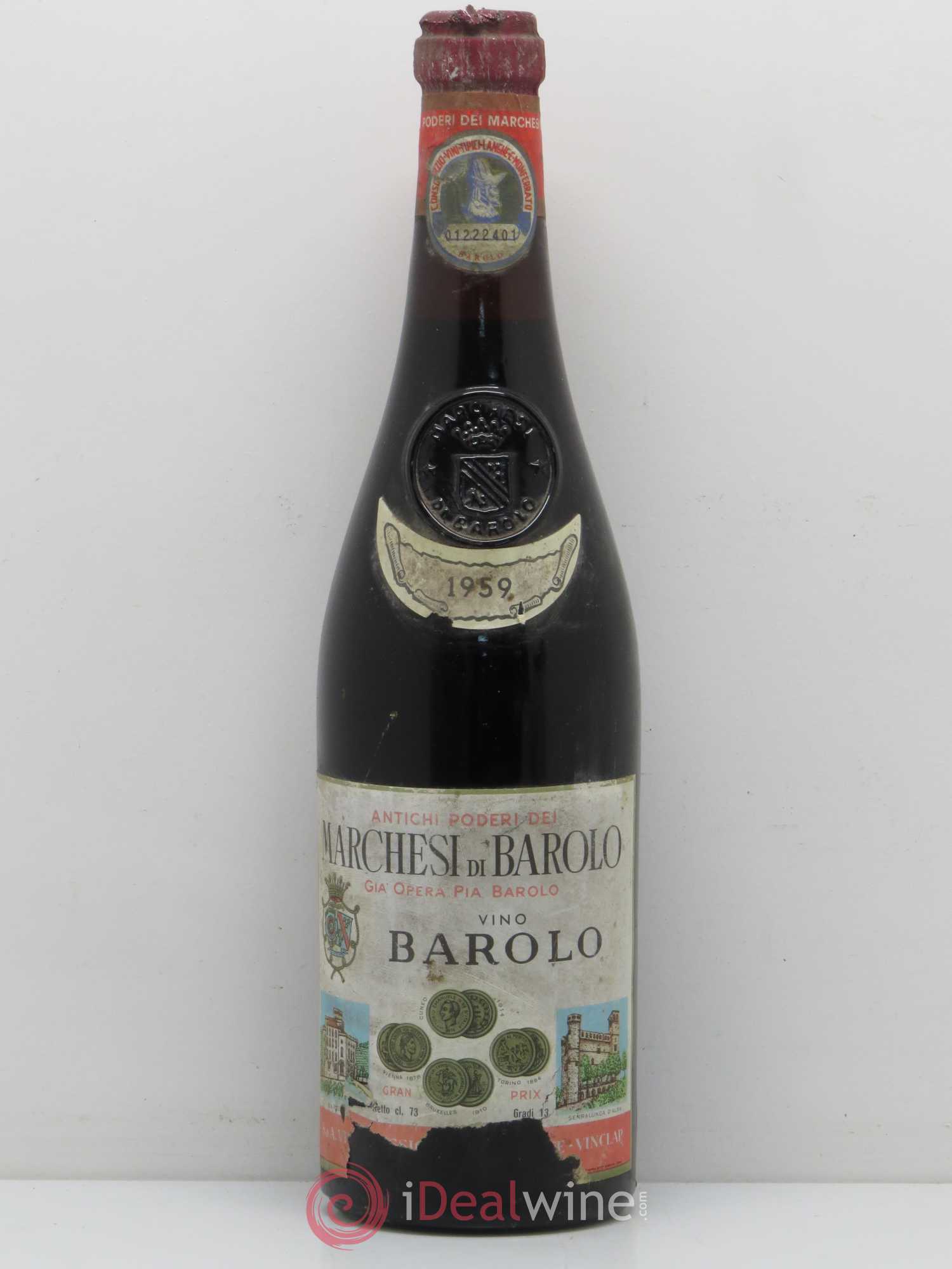 Barolo 1959 - Posten von 1 Flasche - 0