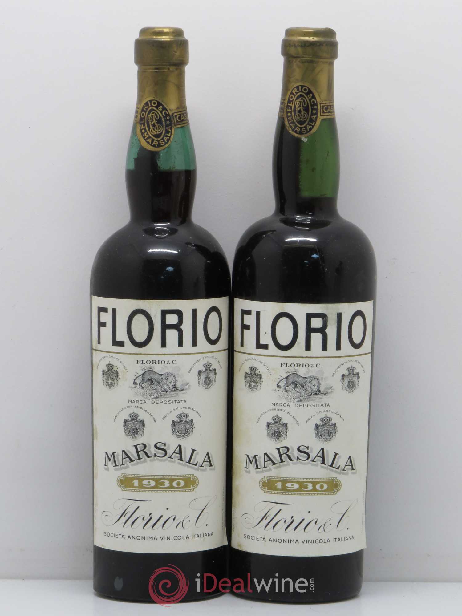 Italie Marsala Florio 1930 - Lot de 2 bouteilles - 0