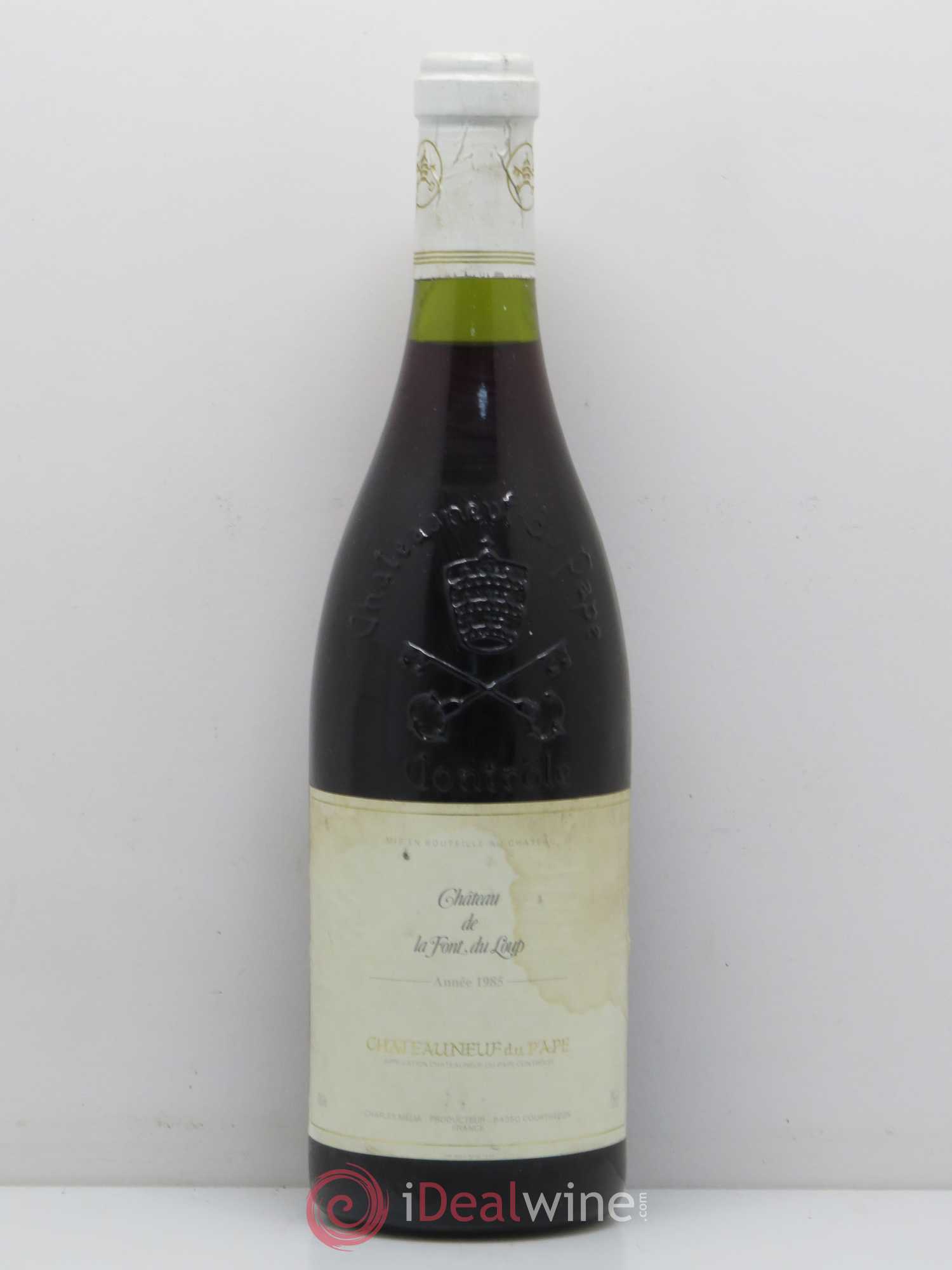 Châteauneuf-du-Pape Chateau de La Font du Loup 1985 - Posten von 1 Flasche - 0
