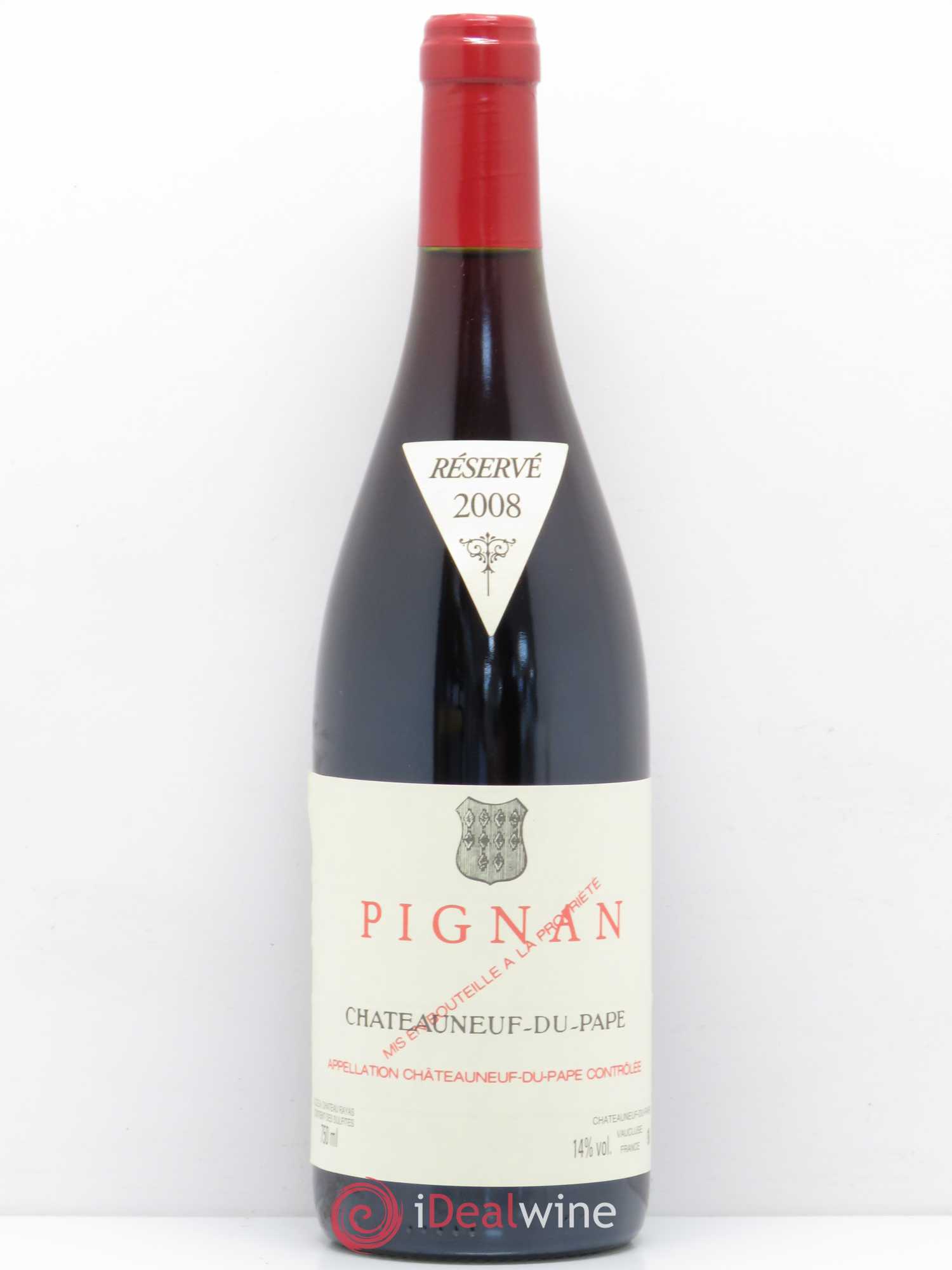 Châteauneuf-du-Pape Pignan Emmanuel Reynaud 2008 - Lot de 1 bouteille - 0