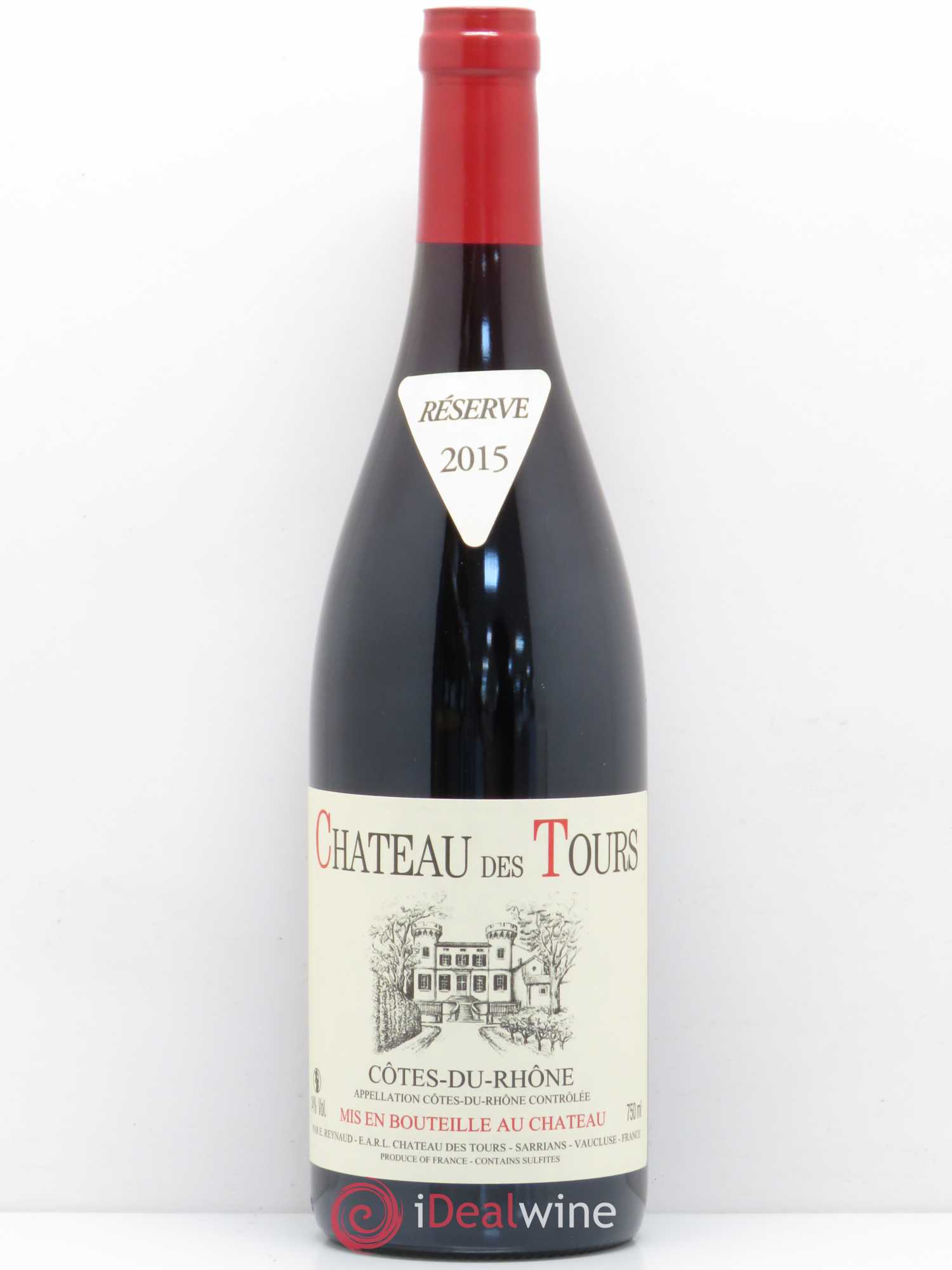 Côtes-du-Rhône Château des Tours Emmanuel Reynaud 2015 - Lot de 1 bouteille - 0