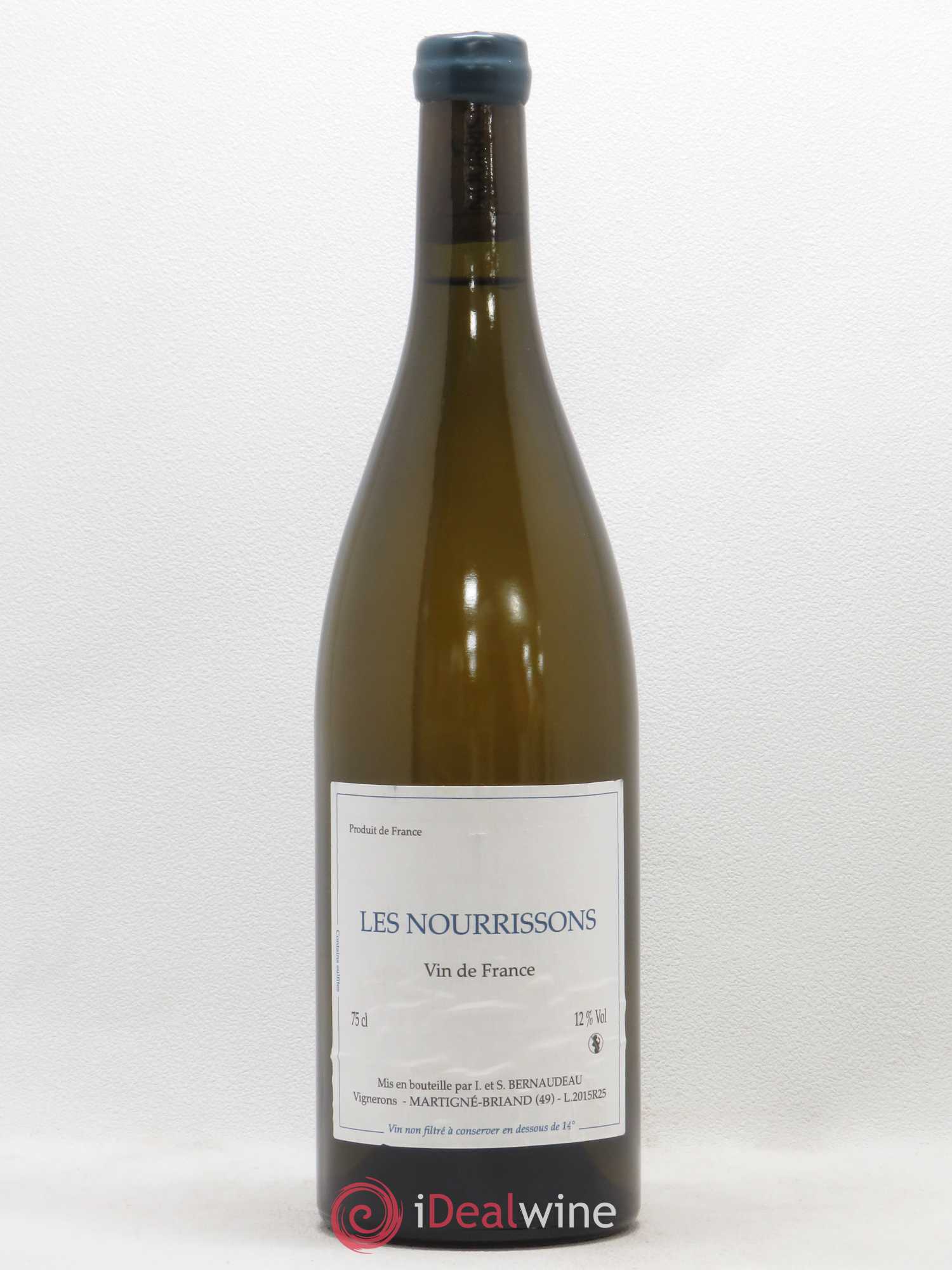 Vin de France Les Nourrissons Stéphane Bernaudeau 2015 - Lot de 1 bouteille - 0