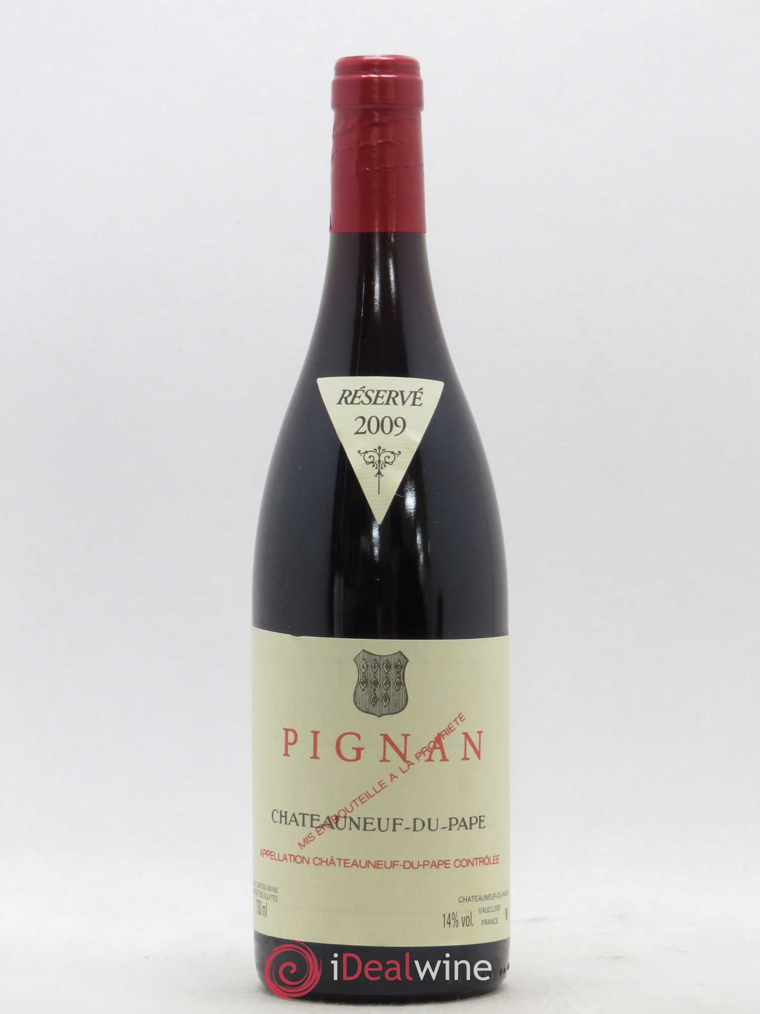 Châteauneuf-du-Pape Pignan Emmanuel Reynaud 2009 - Lot de 1 bouteille - 0
