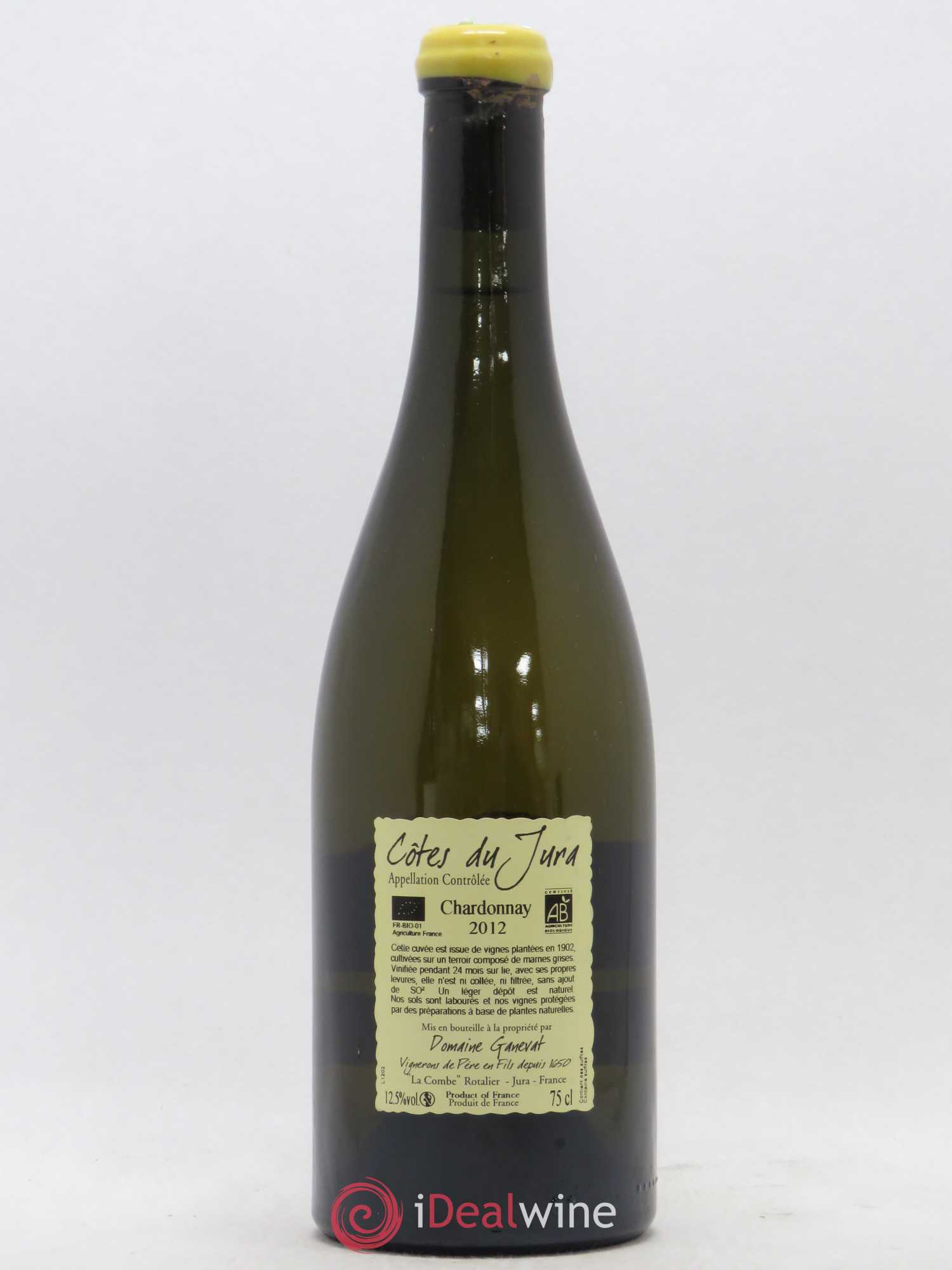 Côtes du Jura Les Chalasses Vieilles Vignes Jean-François Ganevat (Domaine) 2012 - Lot de 1 bouteille - 1