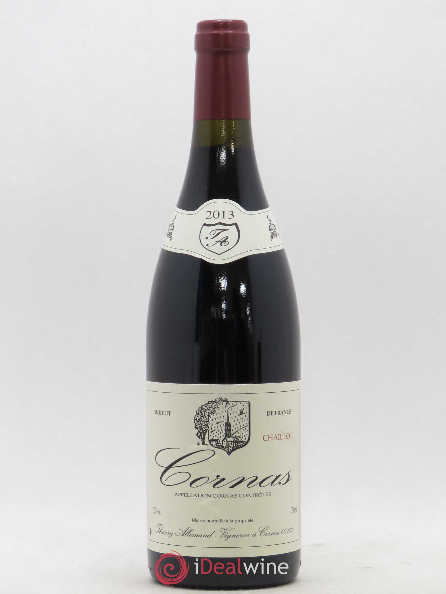 Cornas Chaillot Thierry Allemand 2013 - Lot de 1 bouteille - 0