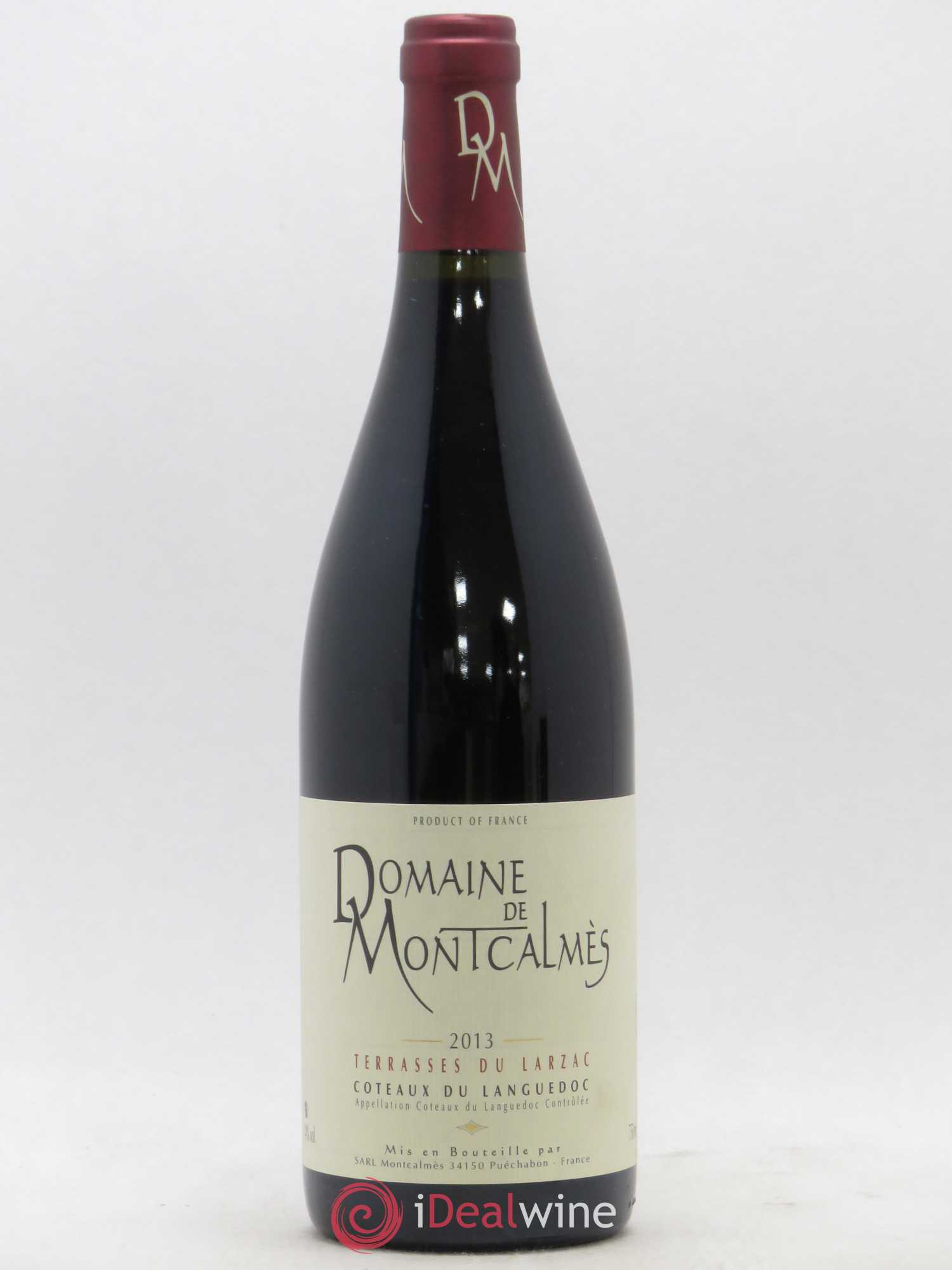 Terrasses du Larzac Domaine de Montcalmès Frédéric Pourtalié 2013 - Lot de 1 bouteille - 0