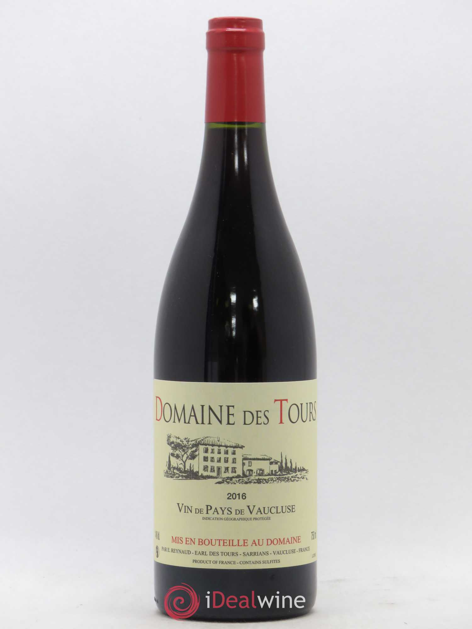Vaucluse (Vin de Pays de Vaucluse) Domaine des Tours Emmanuel Reynaud 2016 - Lot de 1 bouteille - 0