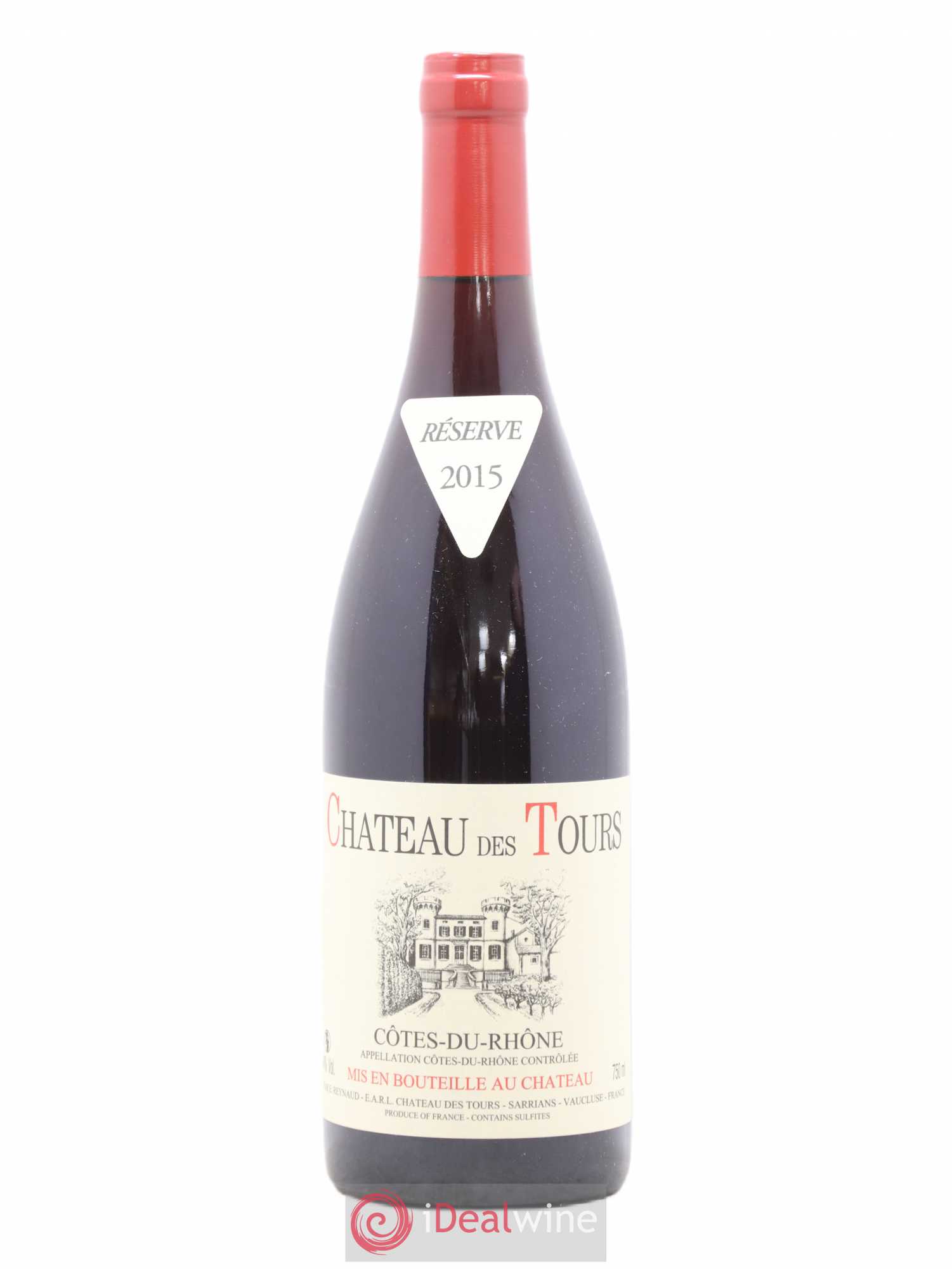 Côtes-du-Rhône Château des Tours Emmanuel Reynaud 2015 - Lot de 1 bouteille - 0