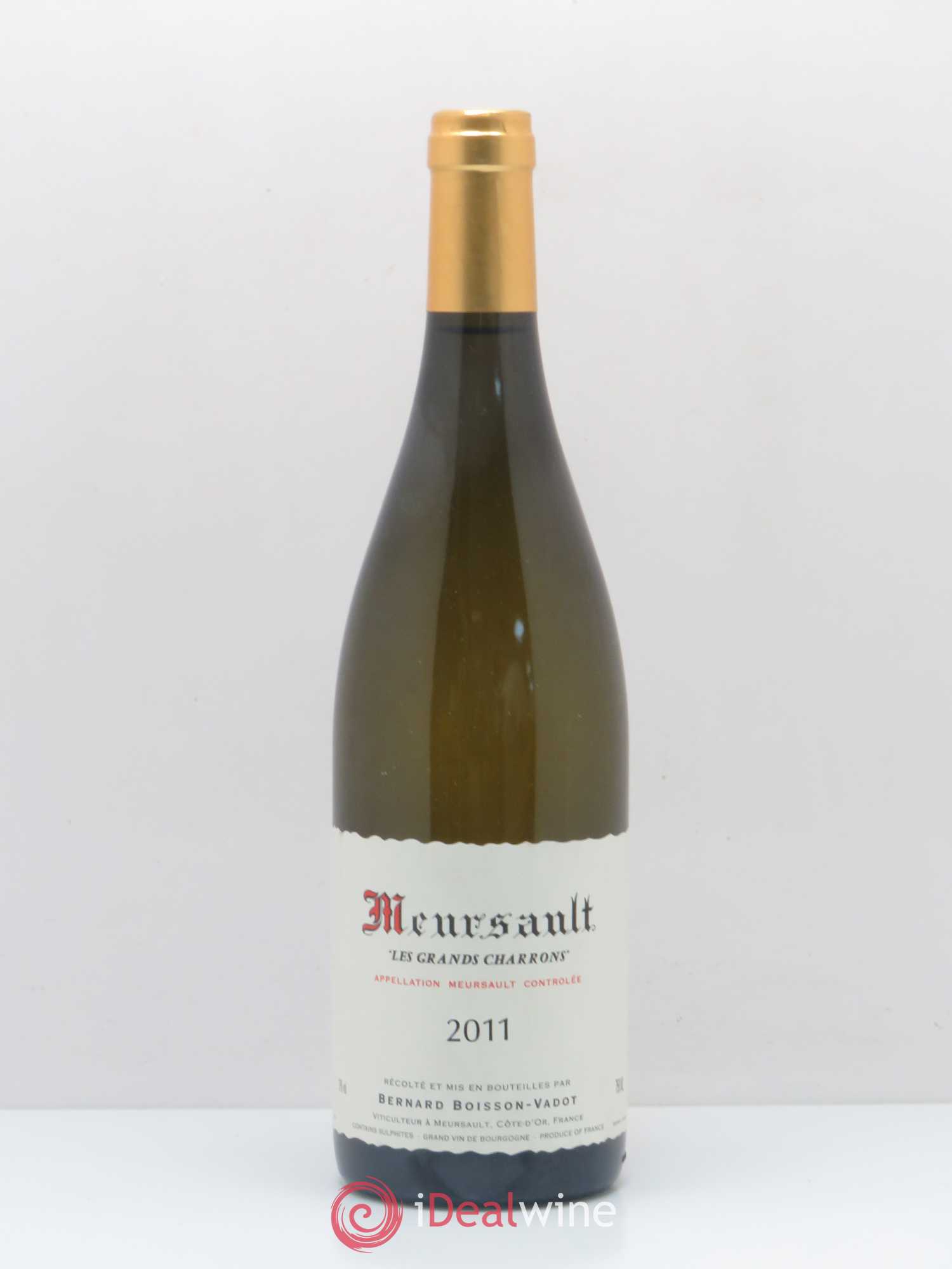 Meursault Les Grands Charrons Boisson-Vadot (Domaine) 2011 - Lot de 1 bouteille - 0