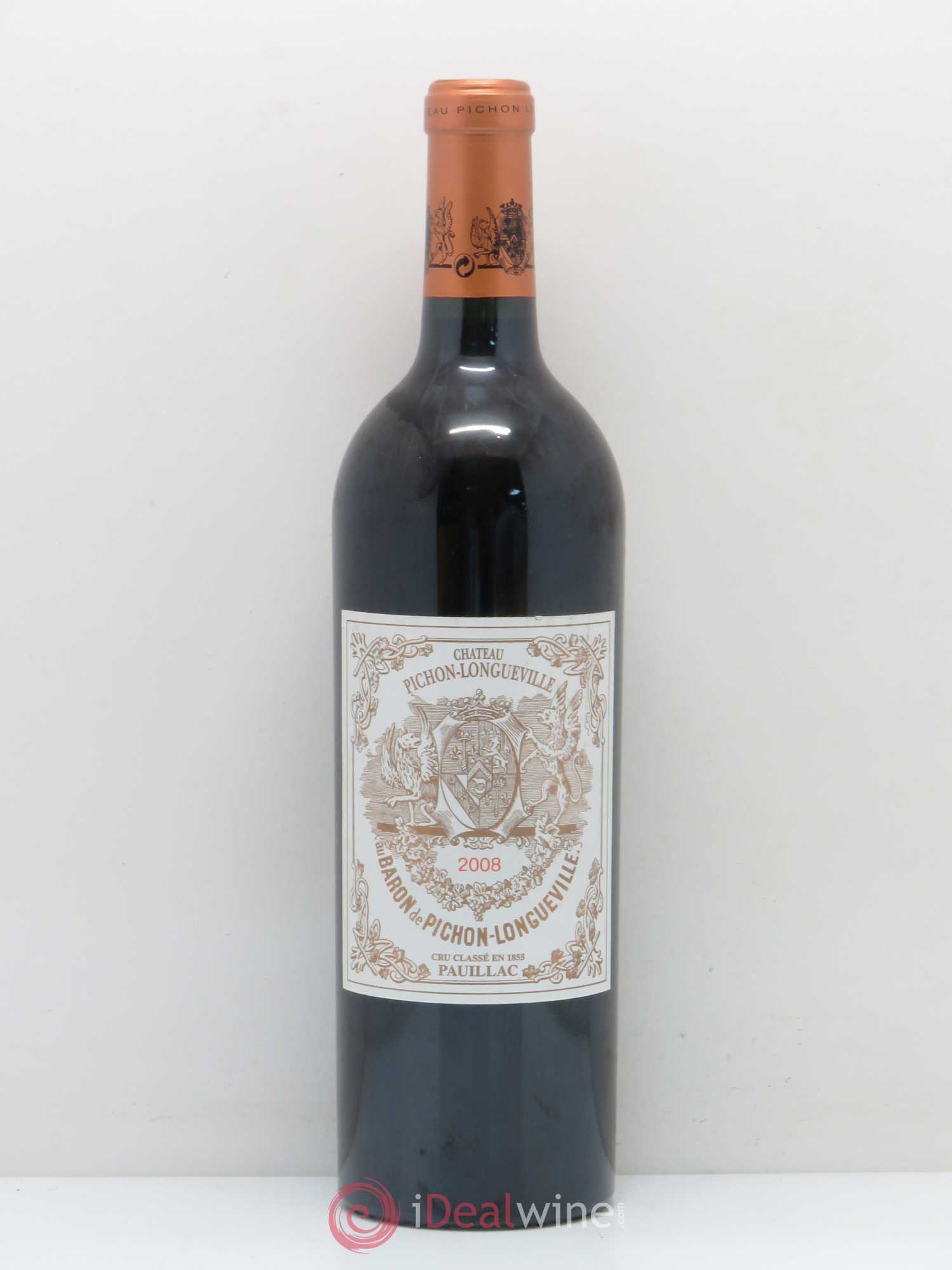 Pichon Longueville Baron 2ème Grand Cru Classé 2008 - Lot de 1 bouteille - 0