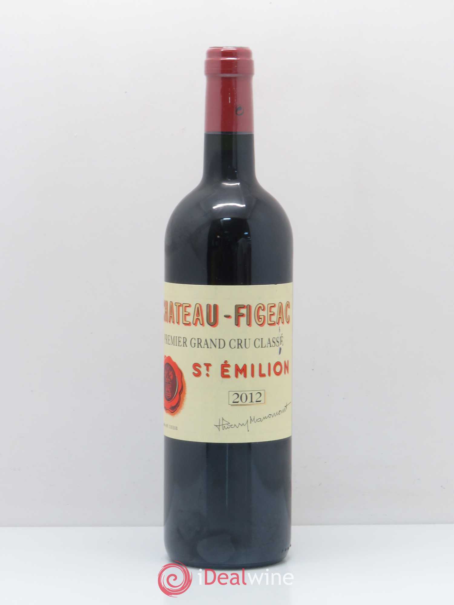 Château Figeac 1er Grand Cru Classé A 2012 - Lot de 1 bouteille - 0