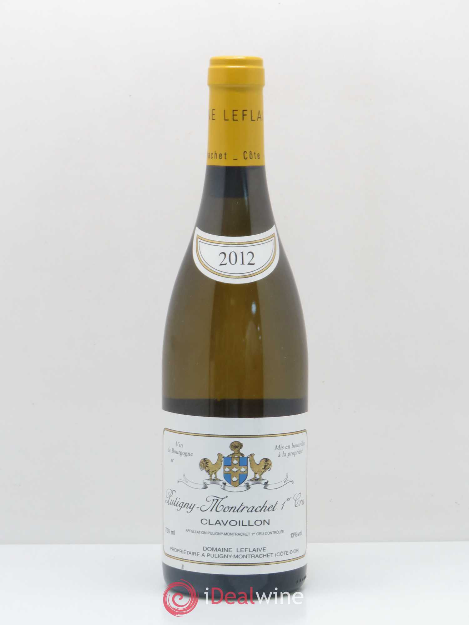 Puligny-Montrachet 1er Cru Clavoillon Leflaive (Domaine) 2012 - Lot de 1 bouteille - 0