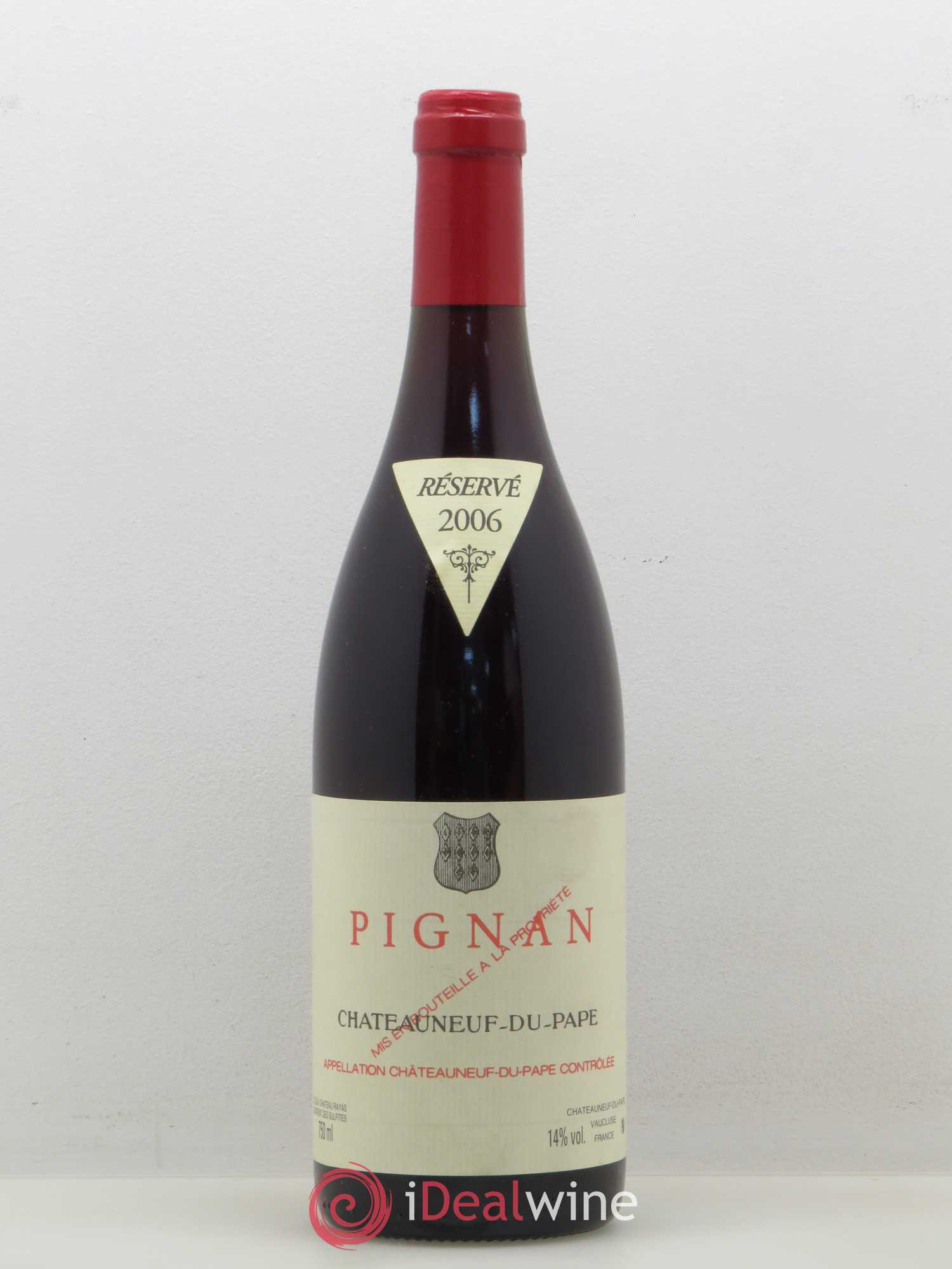 Châteauneuf-du-Pape Pignan Emmanuel Reynaud 2006 - Lot de 1 bouteille - 0