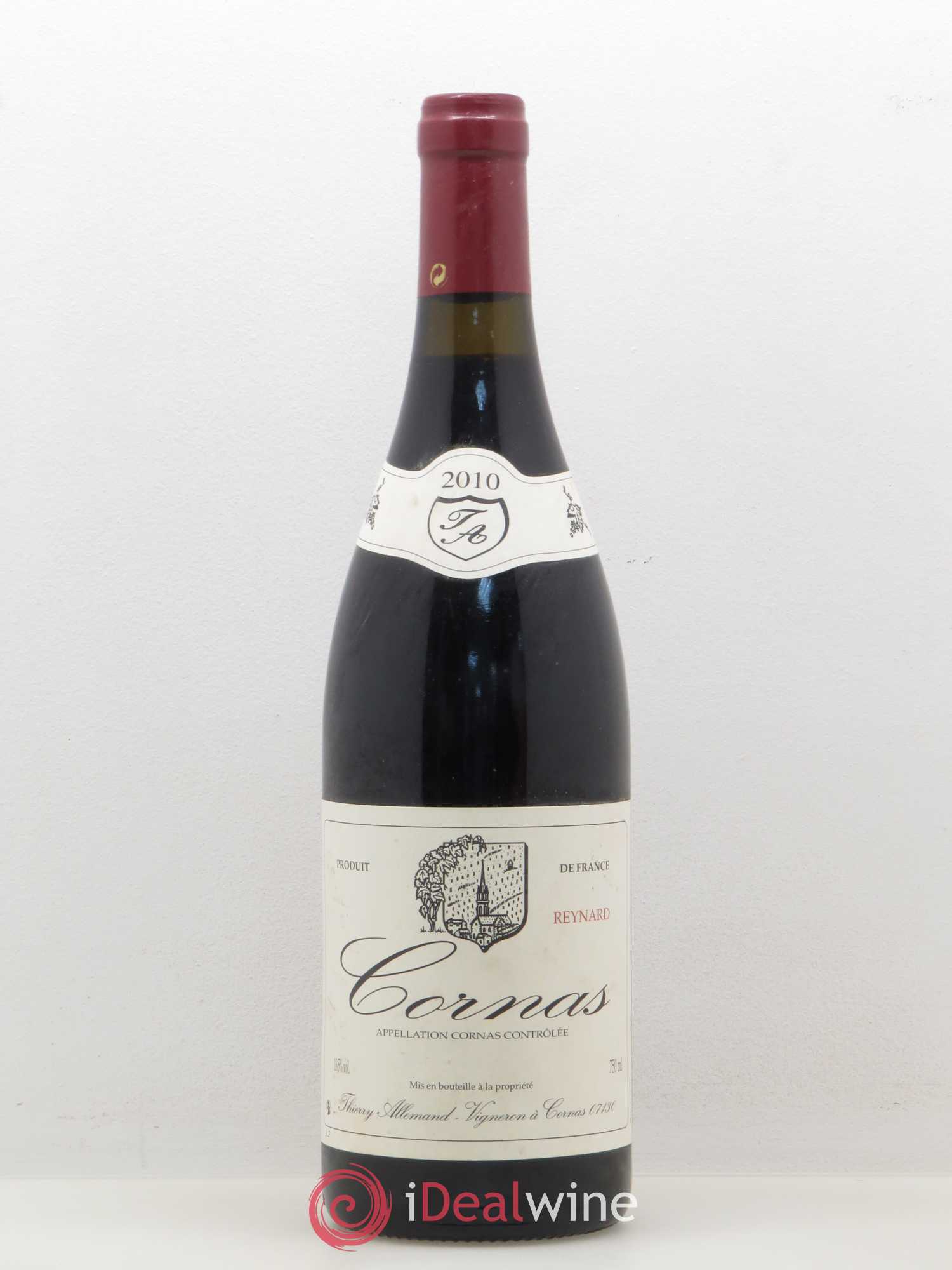 Cornas Reynard Thierry Allemand 2010 - Lot de 1 bouteille - 0