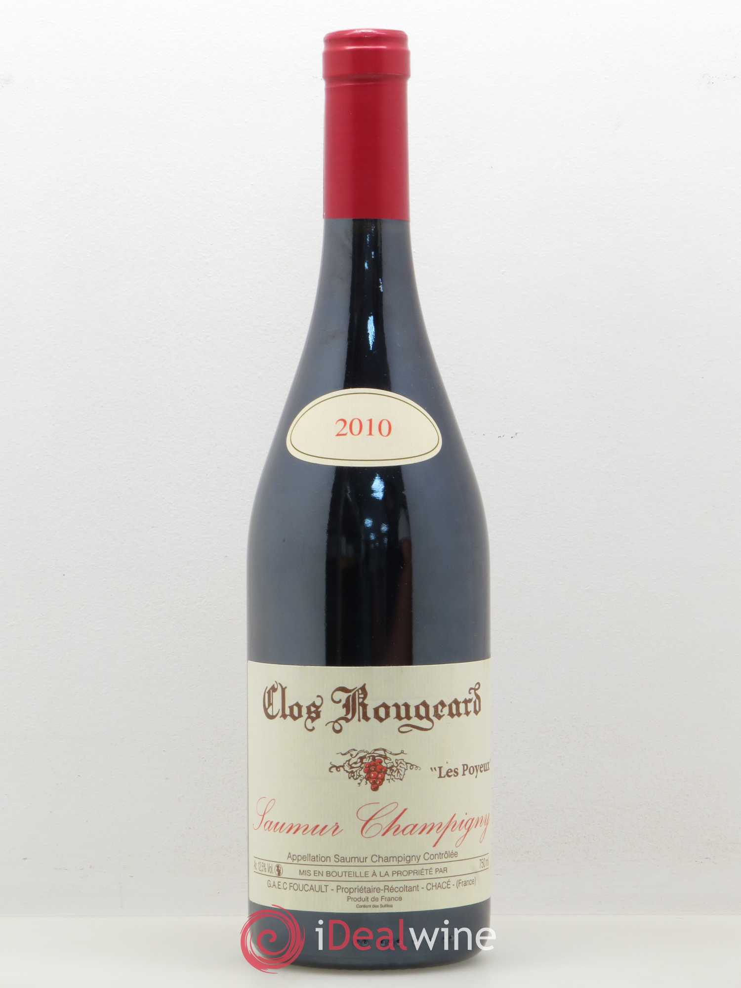 Saumur-Champigny Les Poyeux Clos Rougeard 2010 - Lot de 1 bouteille - 0