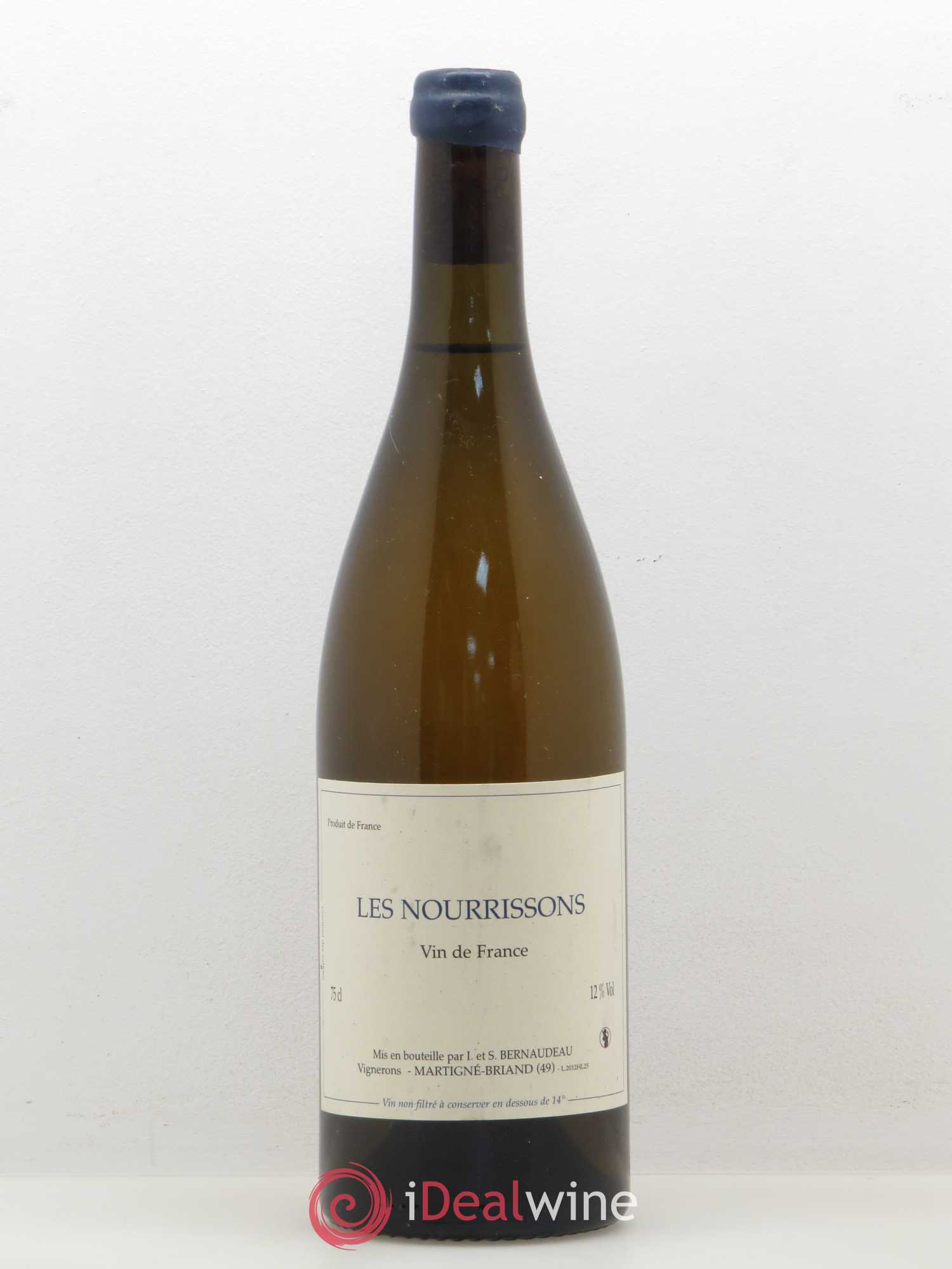 Vin de France Les Nourrissons Stéphane Bernaudeau 2012 - Lot de 1 bouteille - 0
