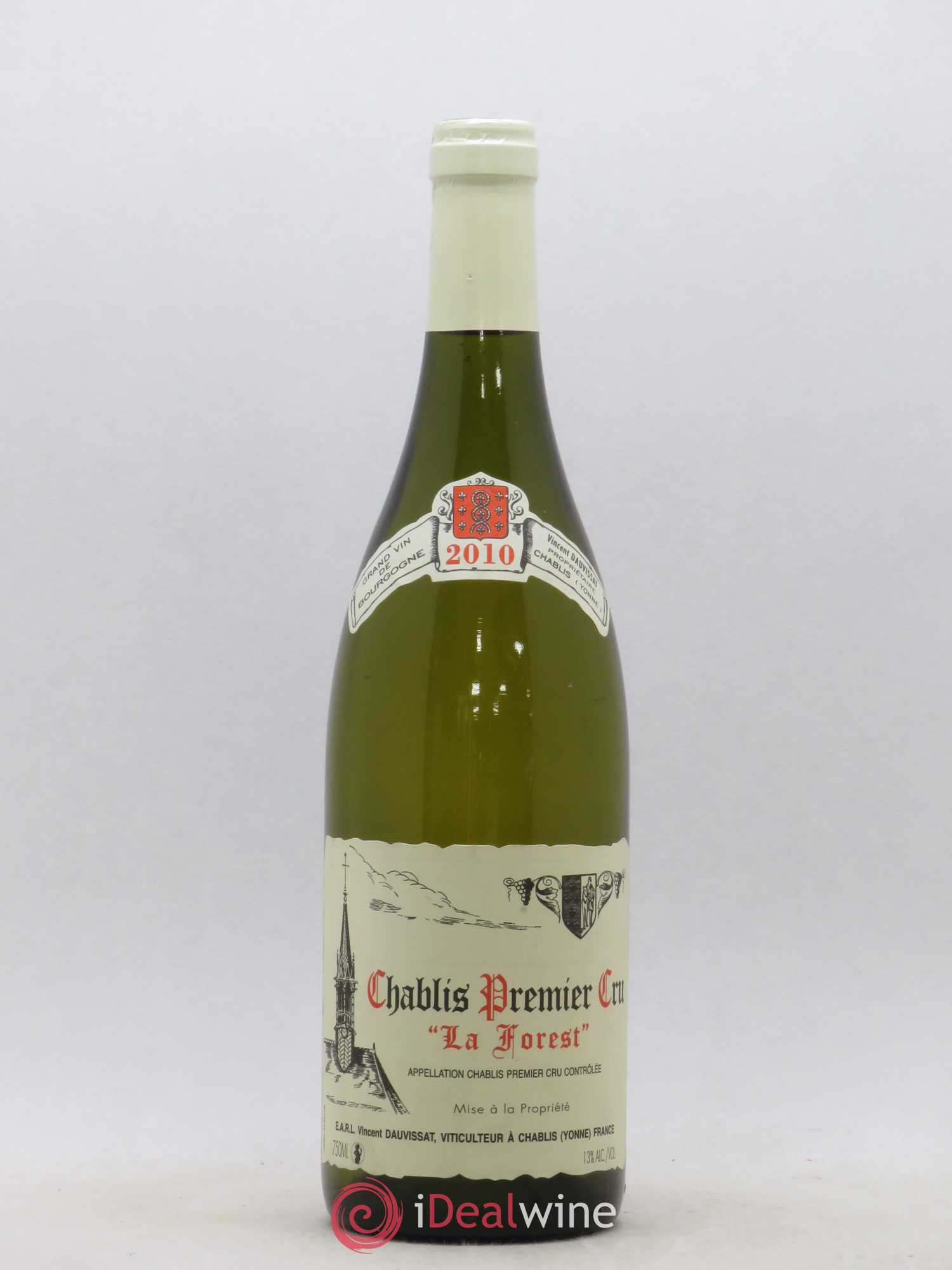Chablis 1er Cru La Forest Vincent Dauvissat (Domaine) 2010 - Lot de 1 bouteille - 0