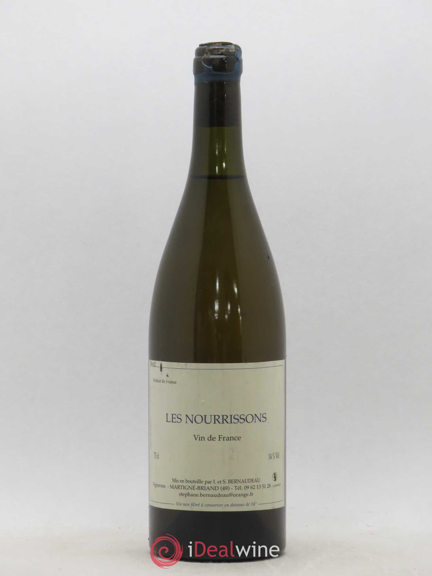 Vin de France Les Nourrissons Stéphane Bernaudeau 2010 - Lot de 1 bouteille - 0