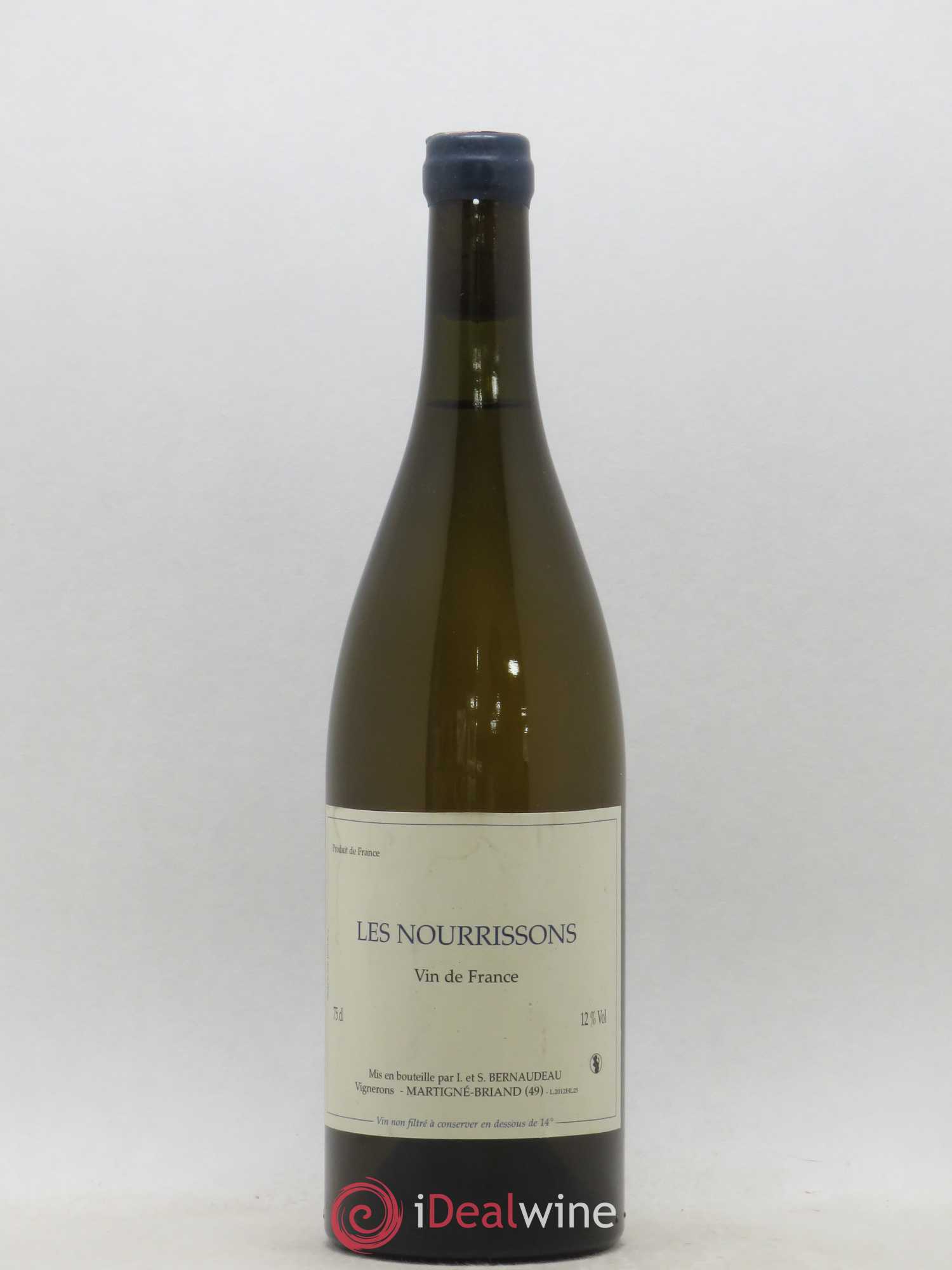 Vin de France Les Nourrissons Stéphane Bernaudeau 2012 - Lot de 1 bouteille - 0