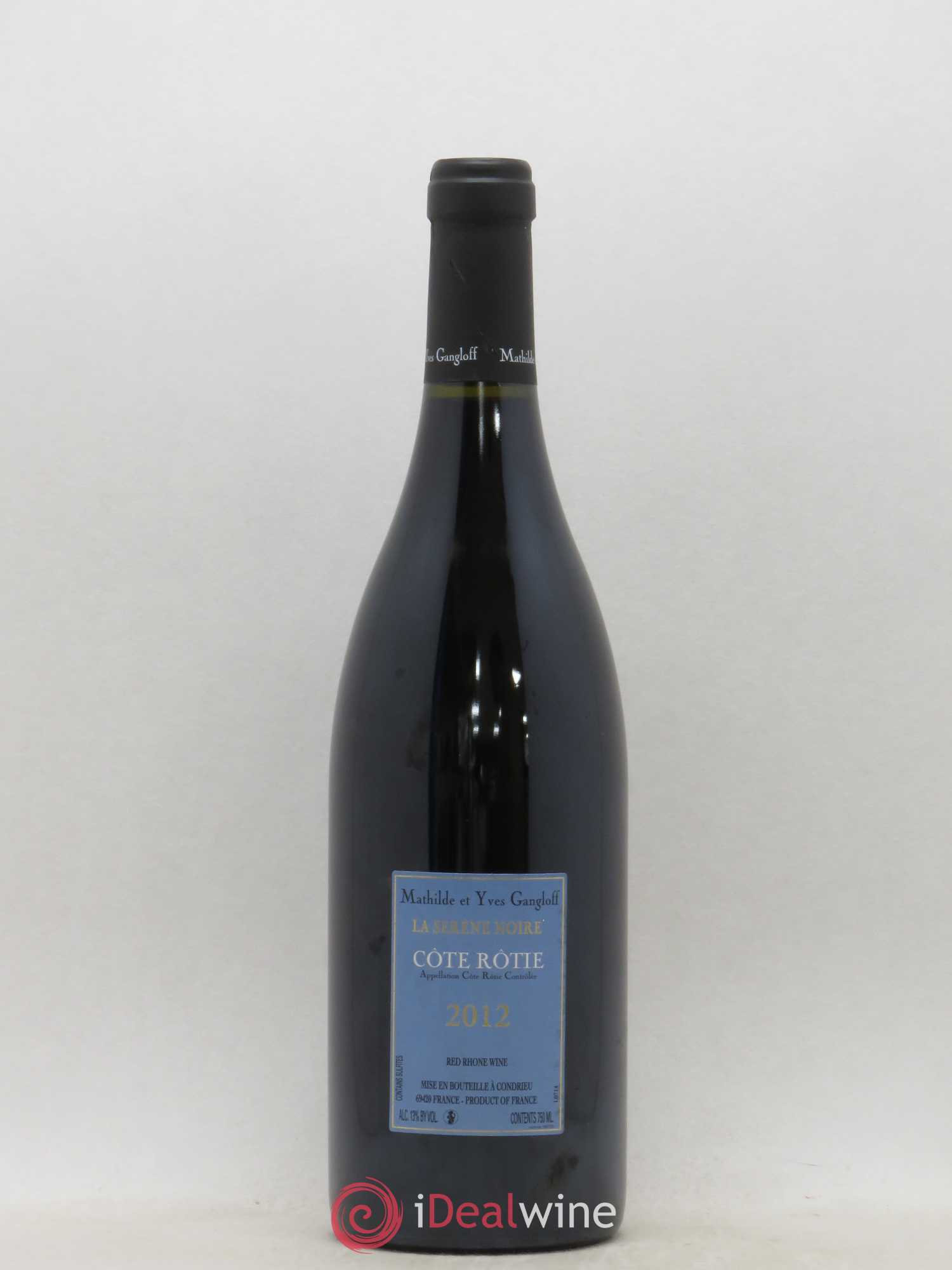 Côte-Rôtie La Sereine Noire Gangloff (Domaine) 2012 - Lot de 1 bouteille - 1