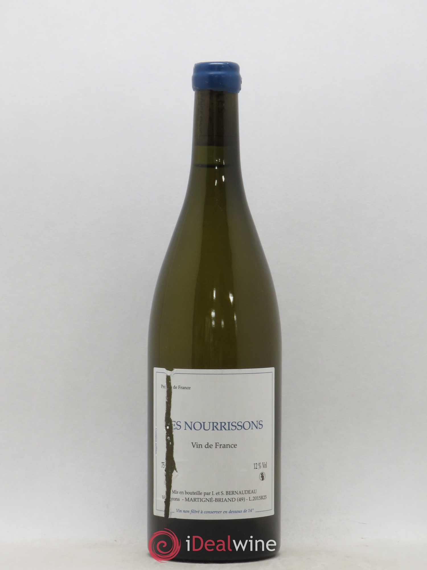 Vin de France Les Nourrissons Stéphane Bernaudeau 2015 - Lot de 1 bouteille - 0