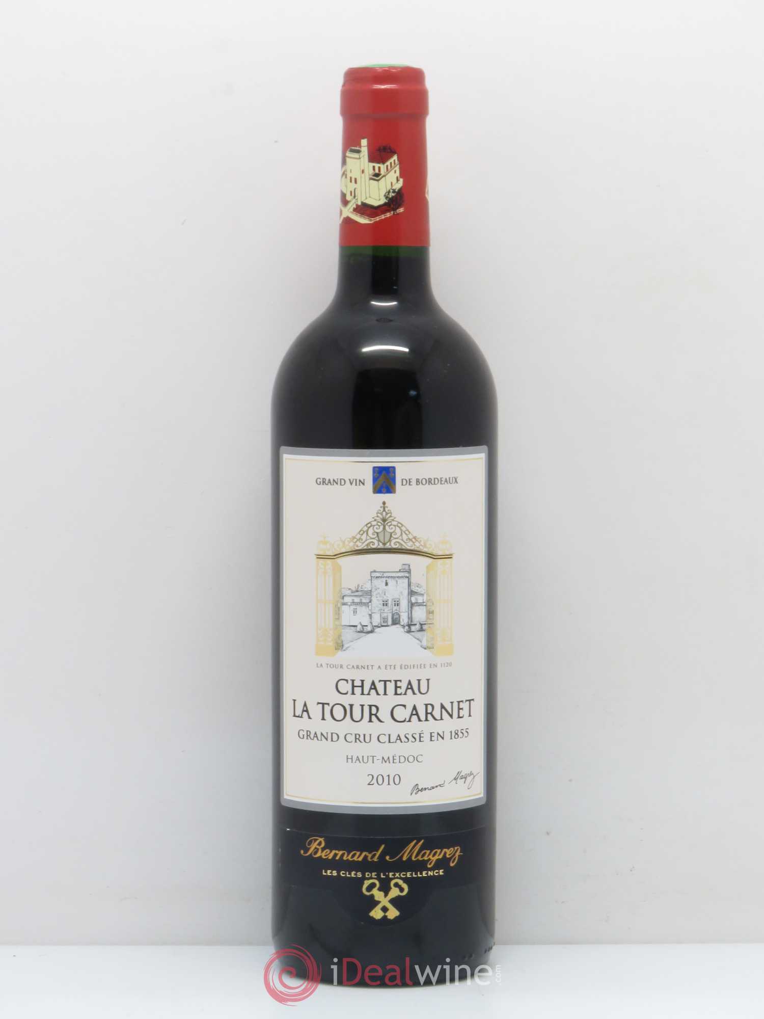 Château la Tour Carnet 4ème Grand Cru Classé 2010 - Lot de 1 bouteille - 0