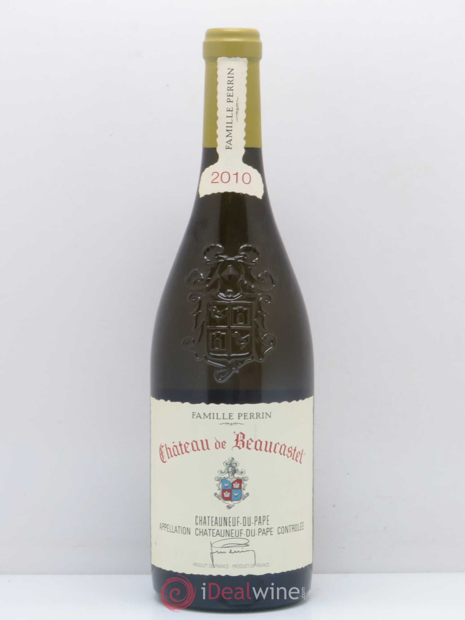 Châteauneuf-du-Pape Château de Beaucastel Famille Perrin 2010 - Lot de 1 bouteille - 0