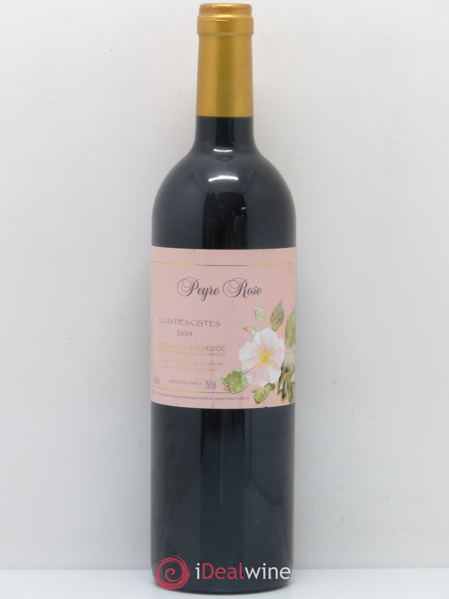 Vin de France (anciennement Coteaux du Languedoc) Domaine Peyre Rose Les Cistes Marlène Soria 2004 - Lot de 1 bouteille - 0