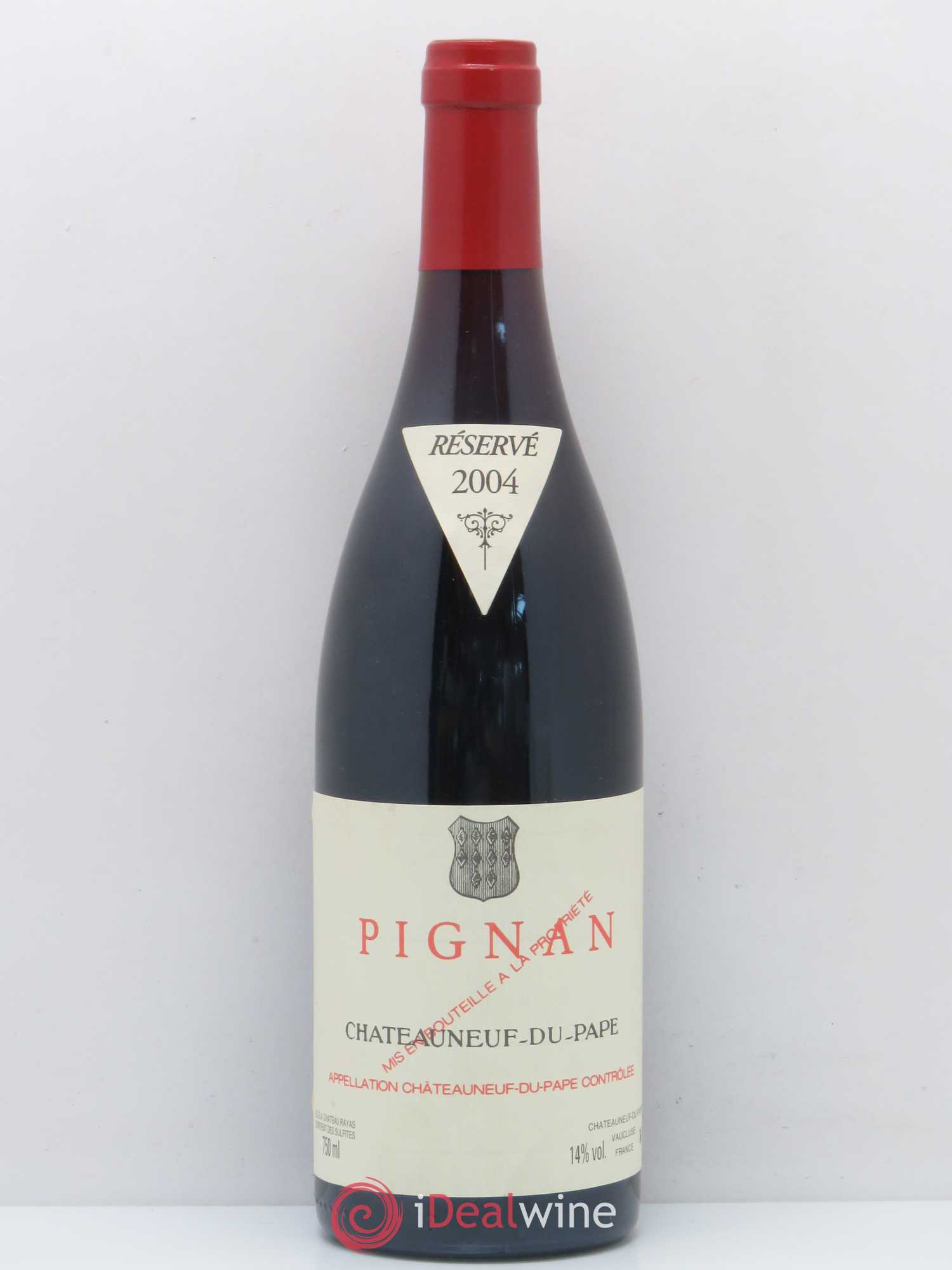 Châteauneuf-du-Pape Pignan Emmanuel Reynaud 2004 - Lot de 1 bouteille - 0
